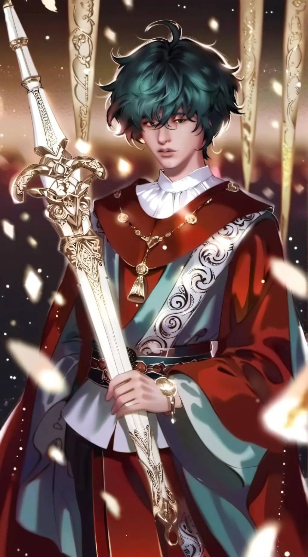 ai character: deku  background