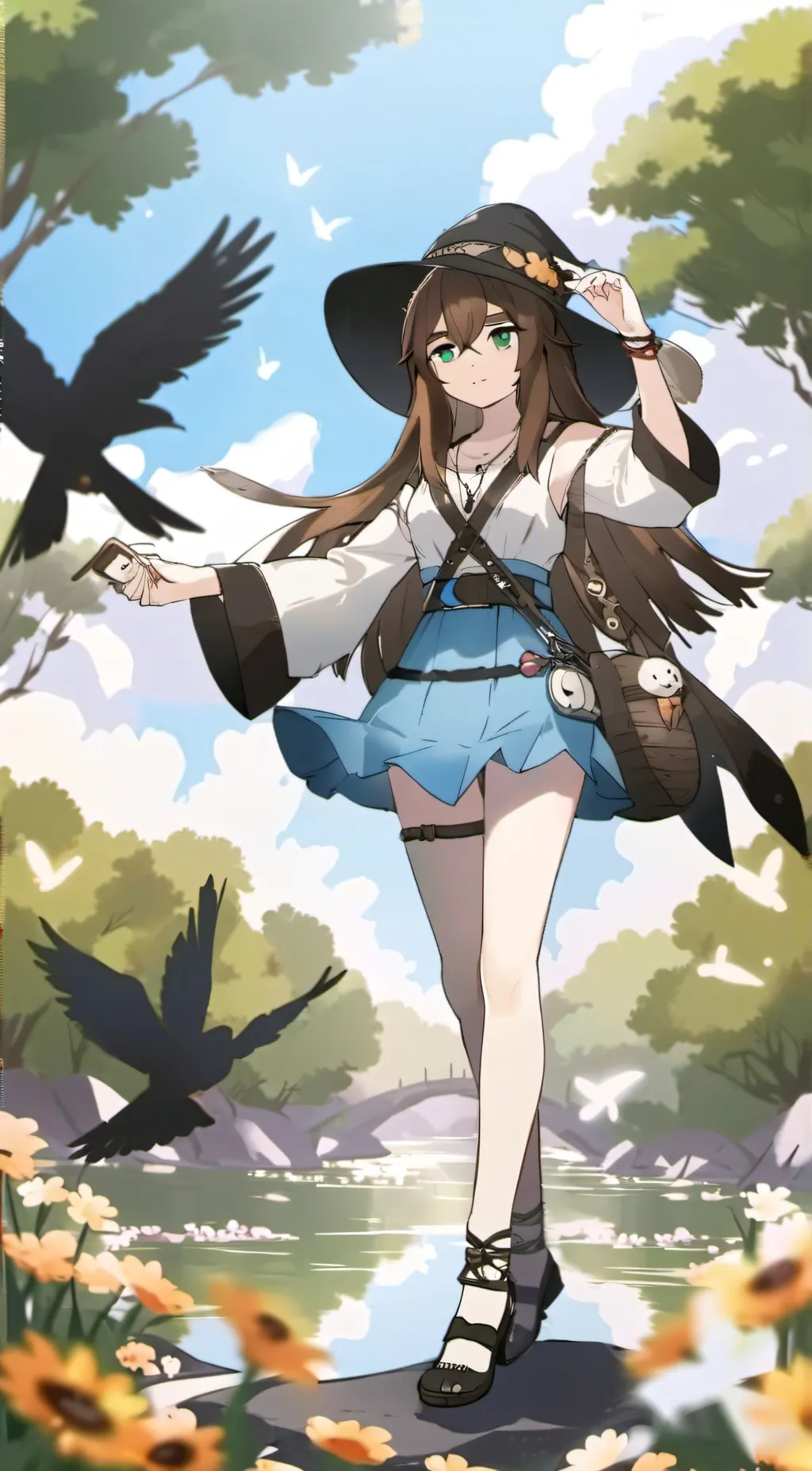 ai character: iris background