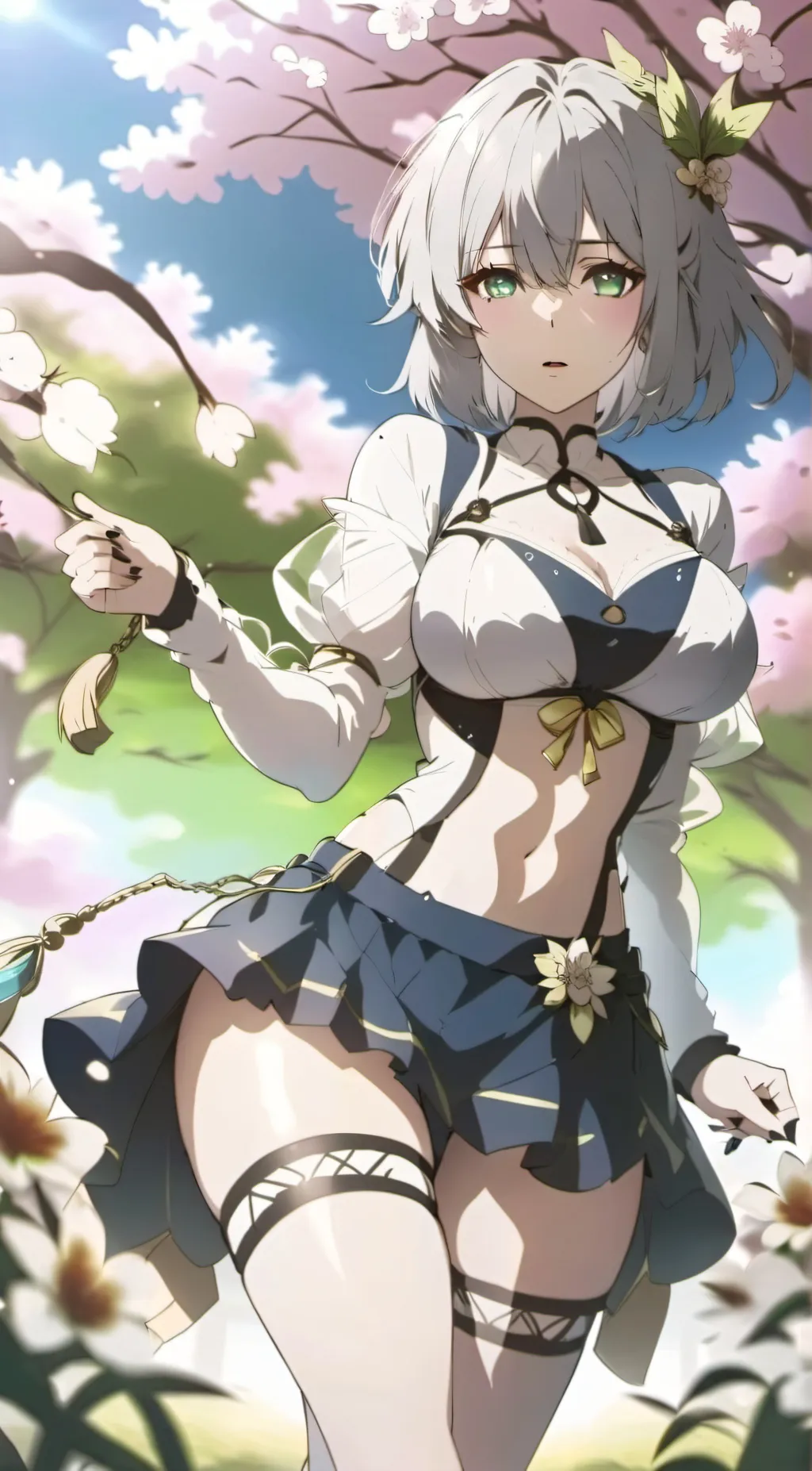 ai character: Anime girl background