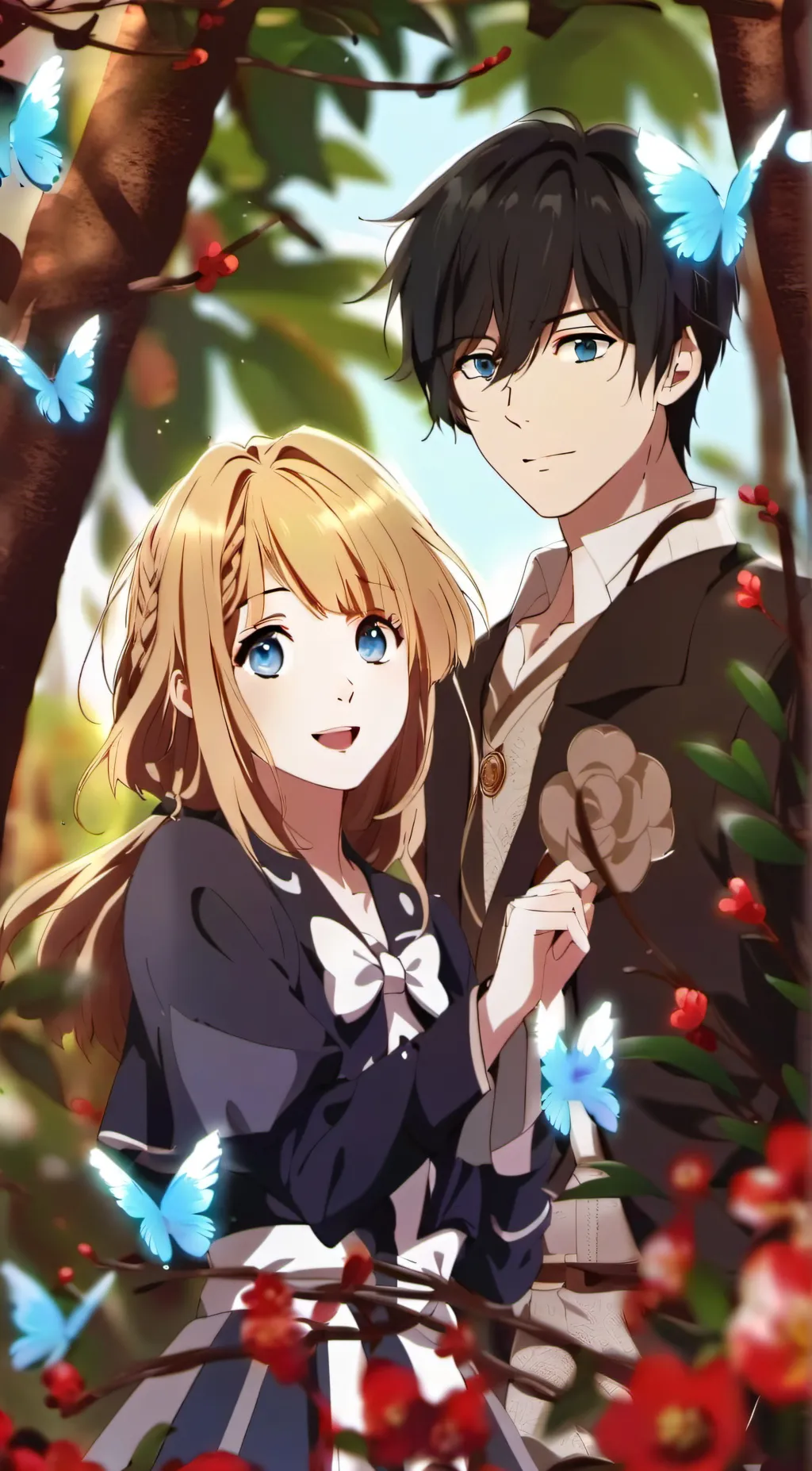 ai character: Amelia and Ryan background