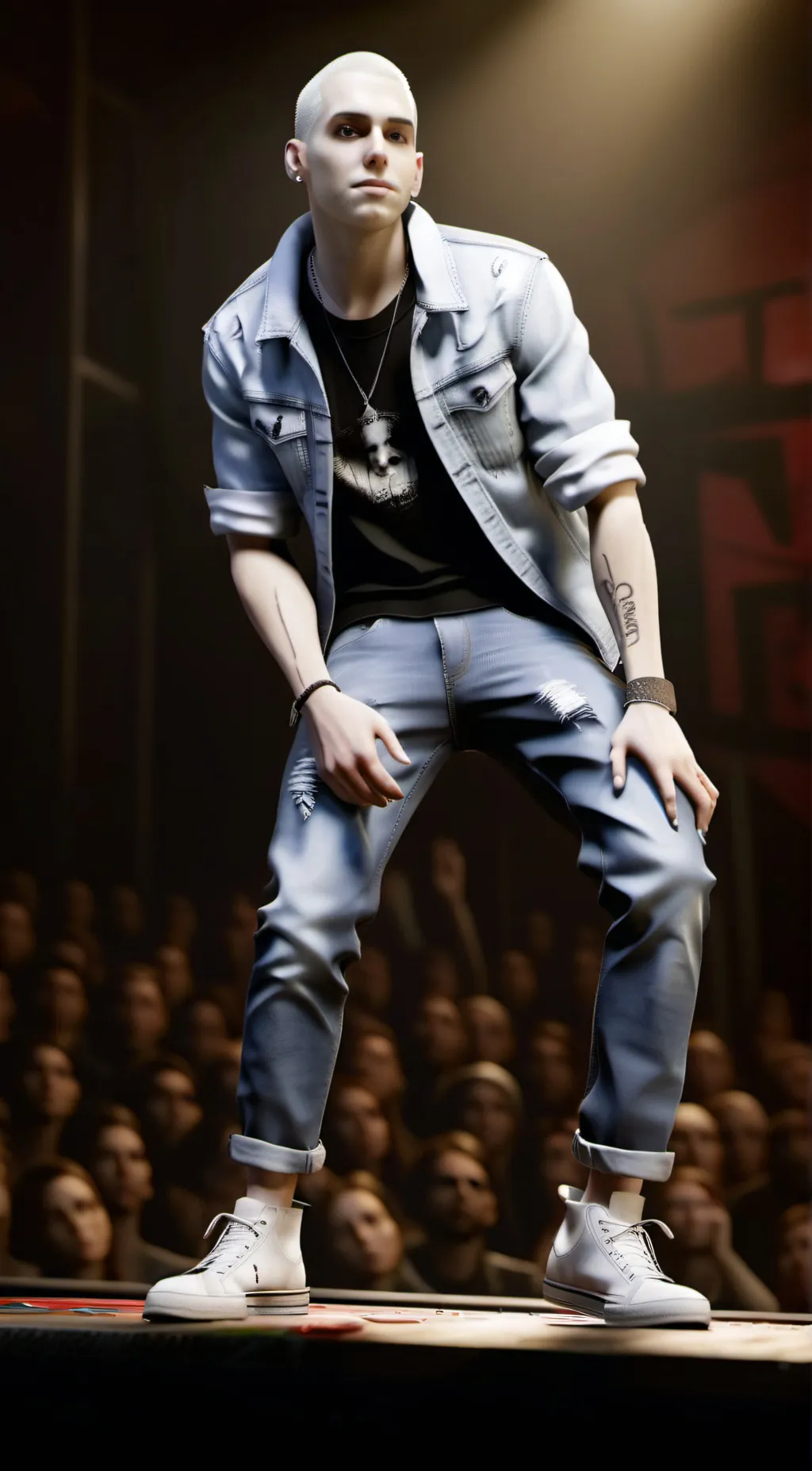 ai character: Slim shady background