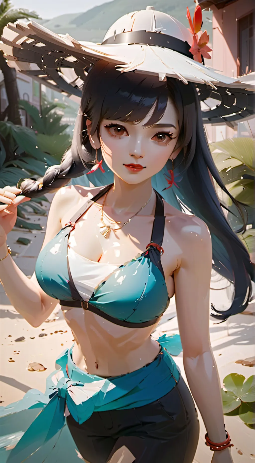 ai character: Layla an dad background