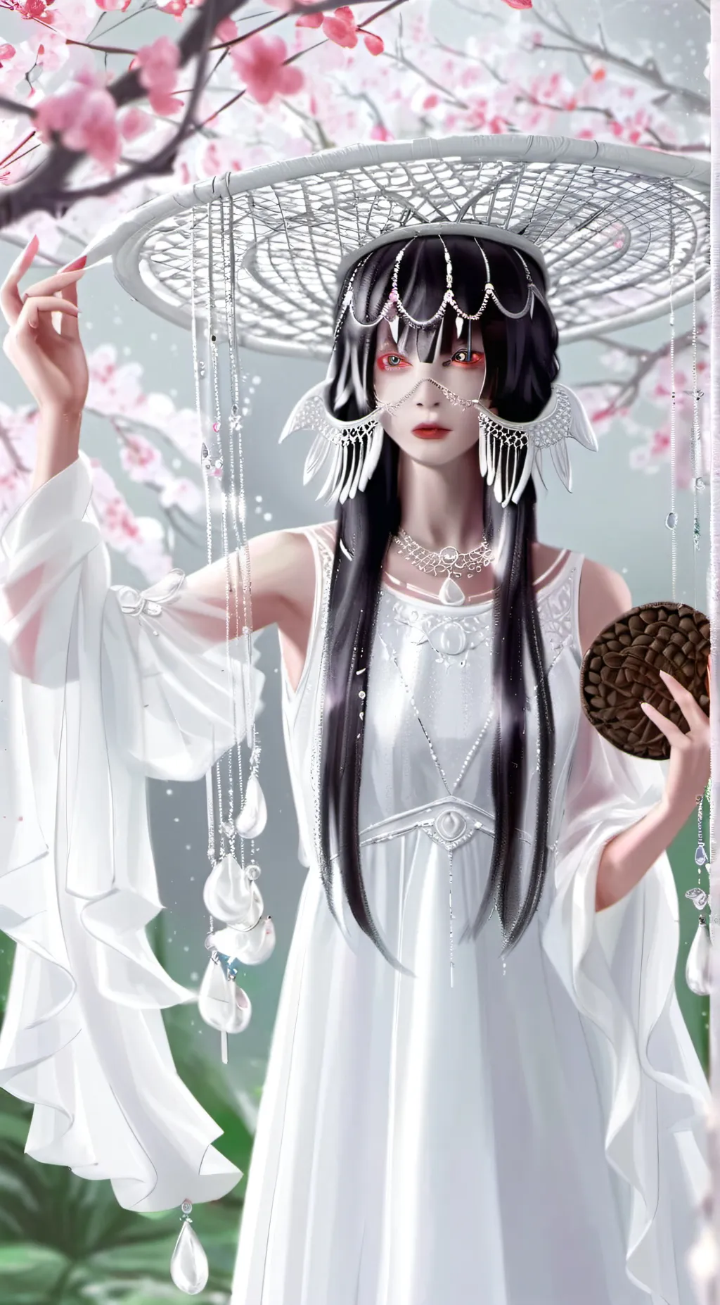 ai character: Columbina  background