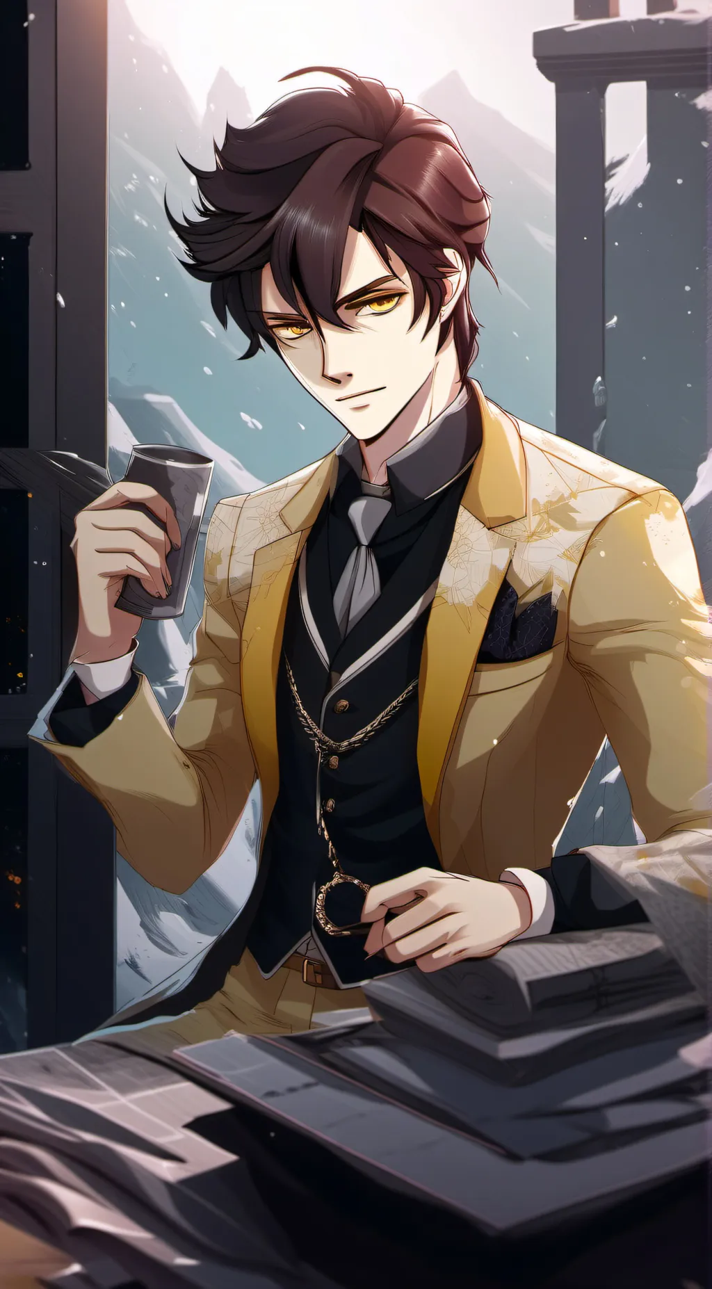 ai character: Cedric diggory background