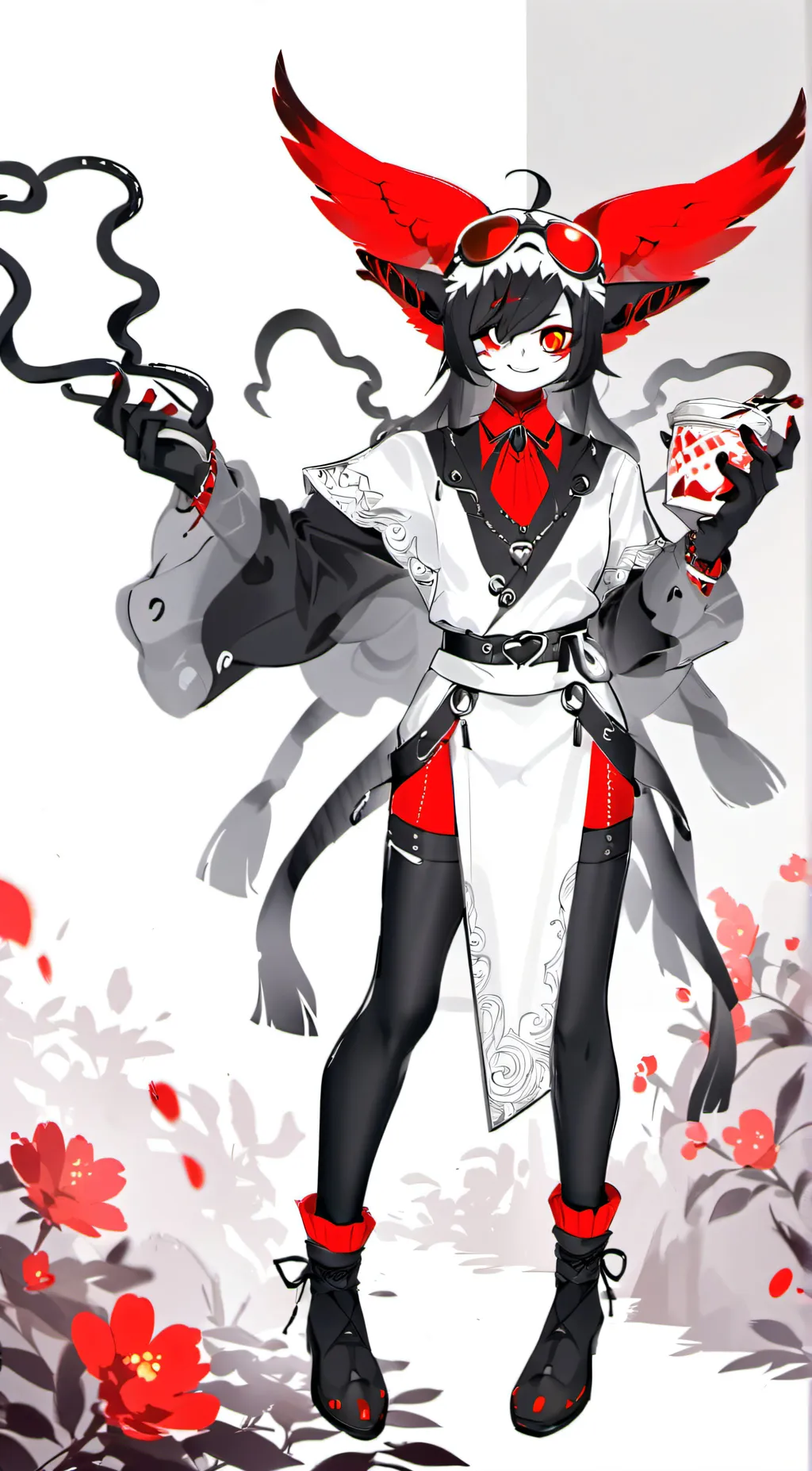 ai character: Rei!  background