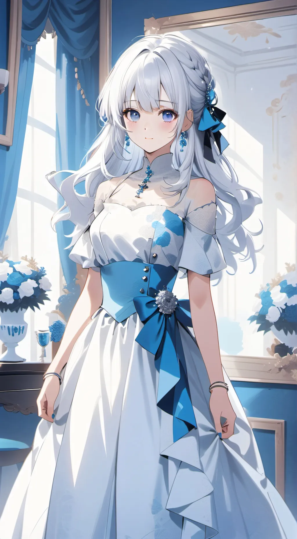 ai character: Noa~san  background