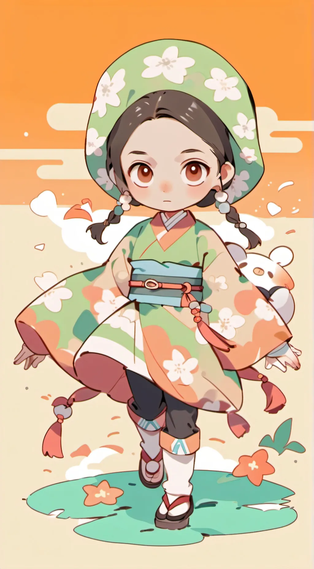 ai character: 🇯🇵Eva💚 background