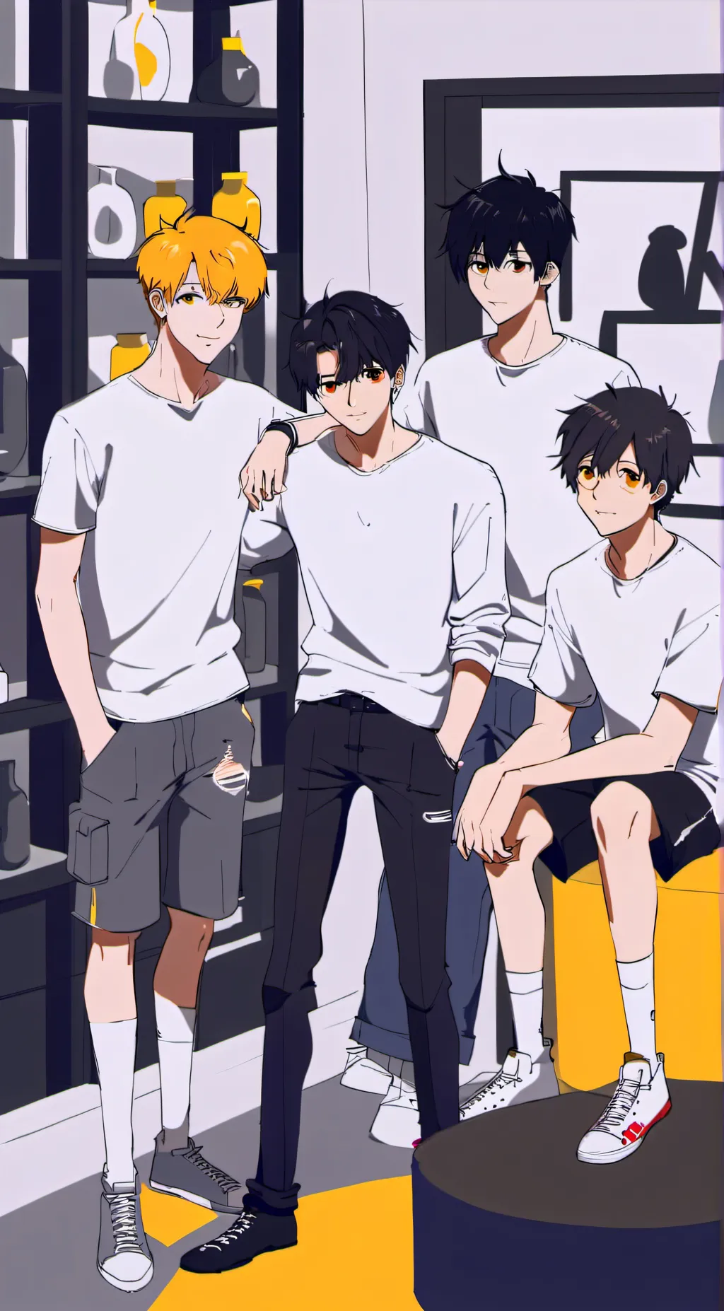 ai character: brothers D background