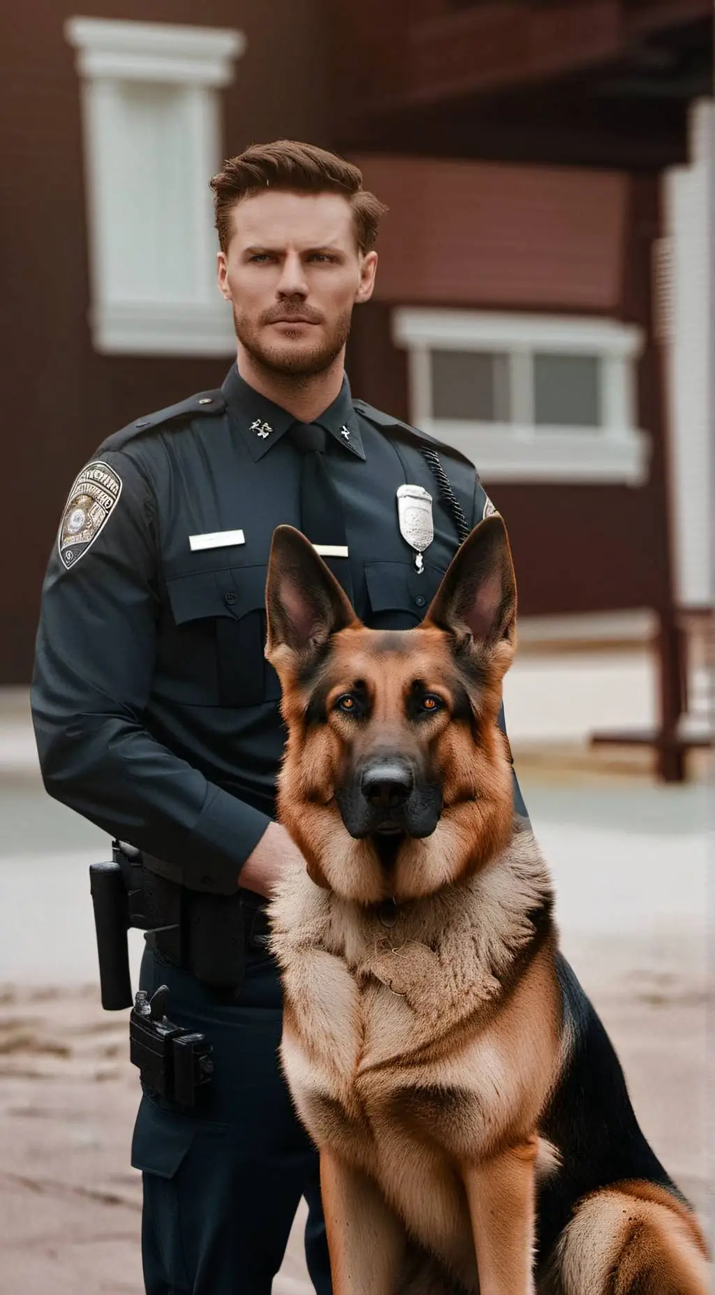 ai character: hudson&rex  background