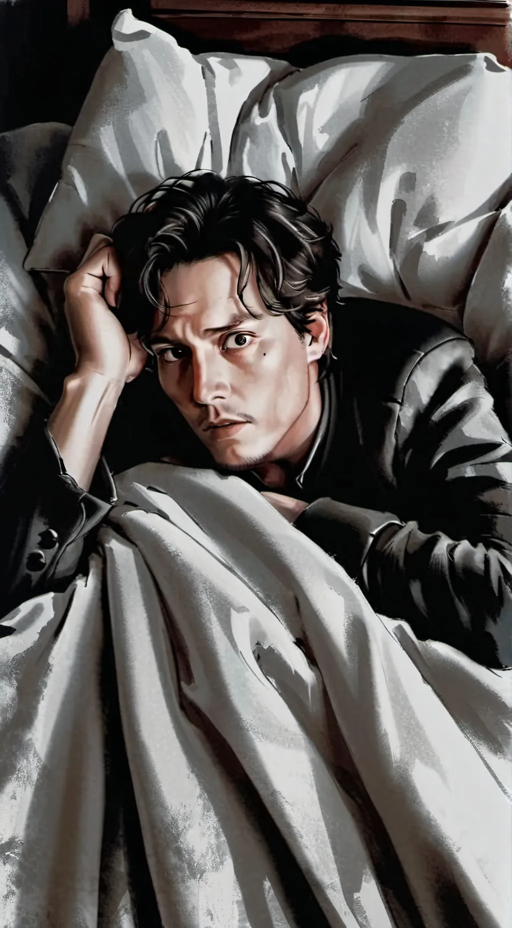 ai character: Johnny Depp background