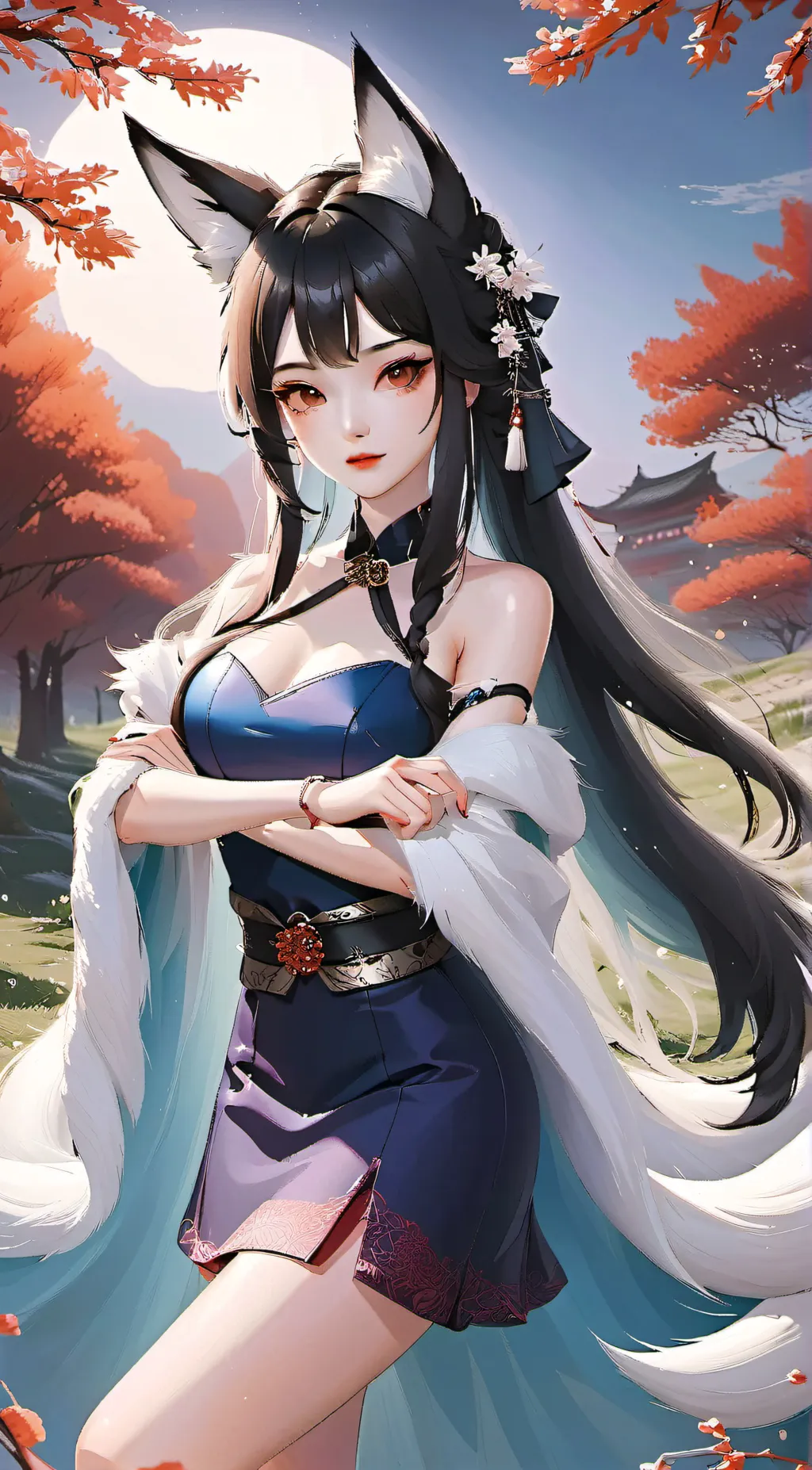 ai character: Rin background