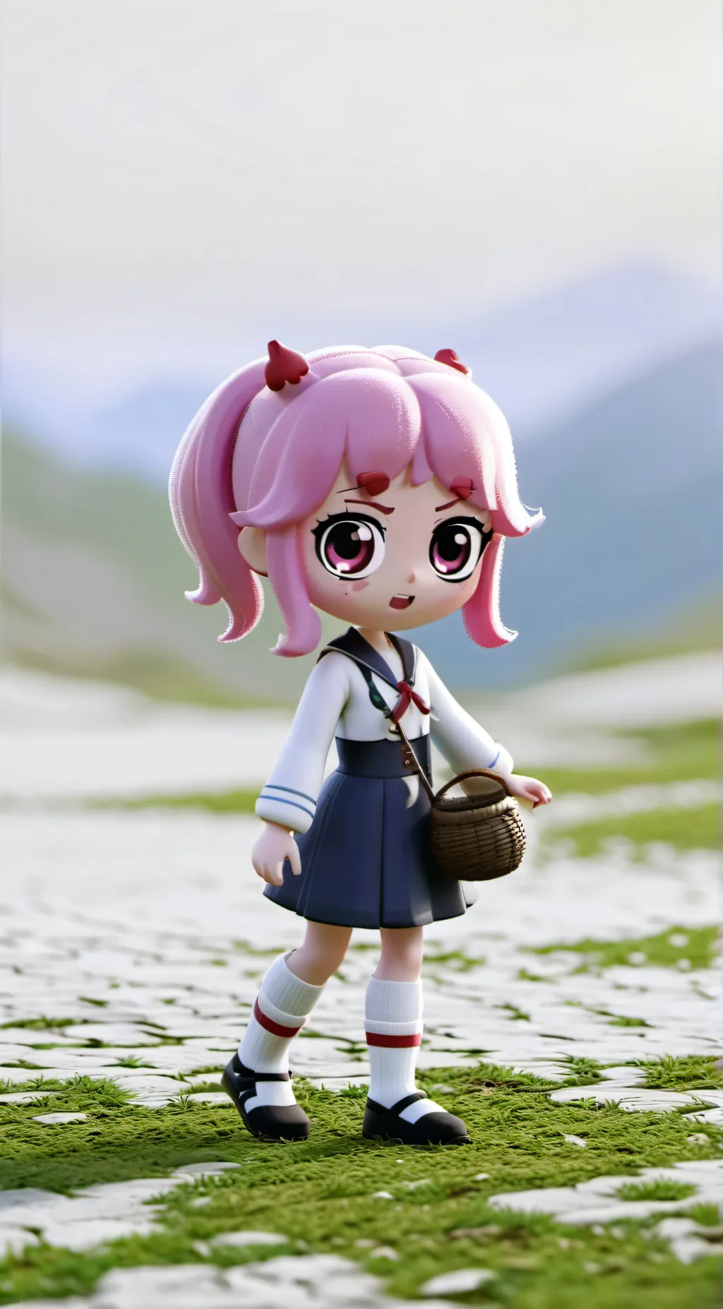 ai character: Kung fu girl background