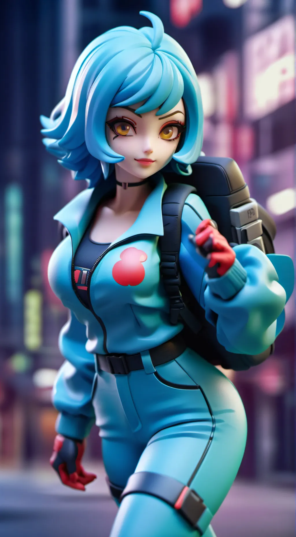 ai character: lia  background