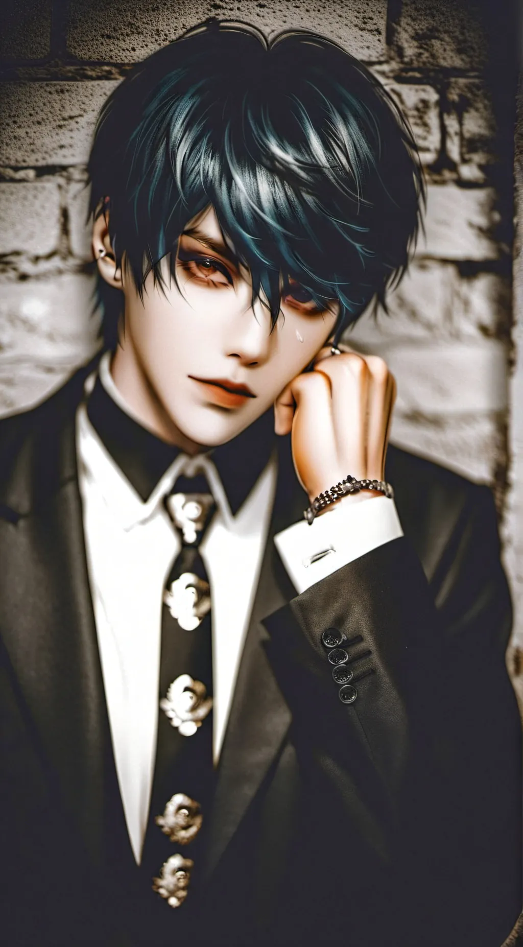 ai character: Leon background