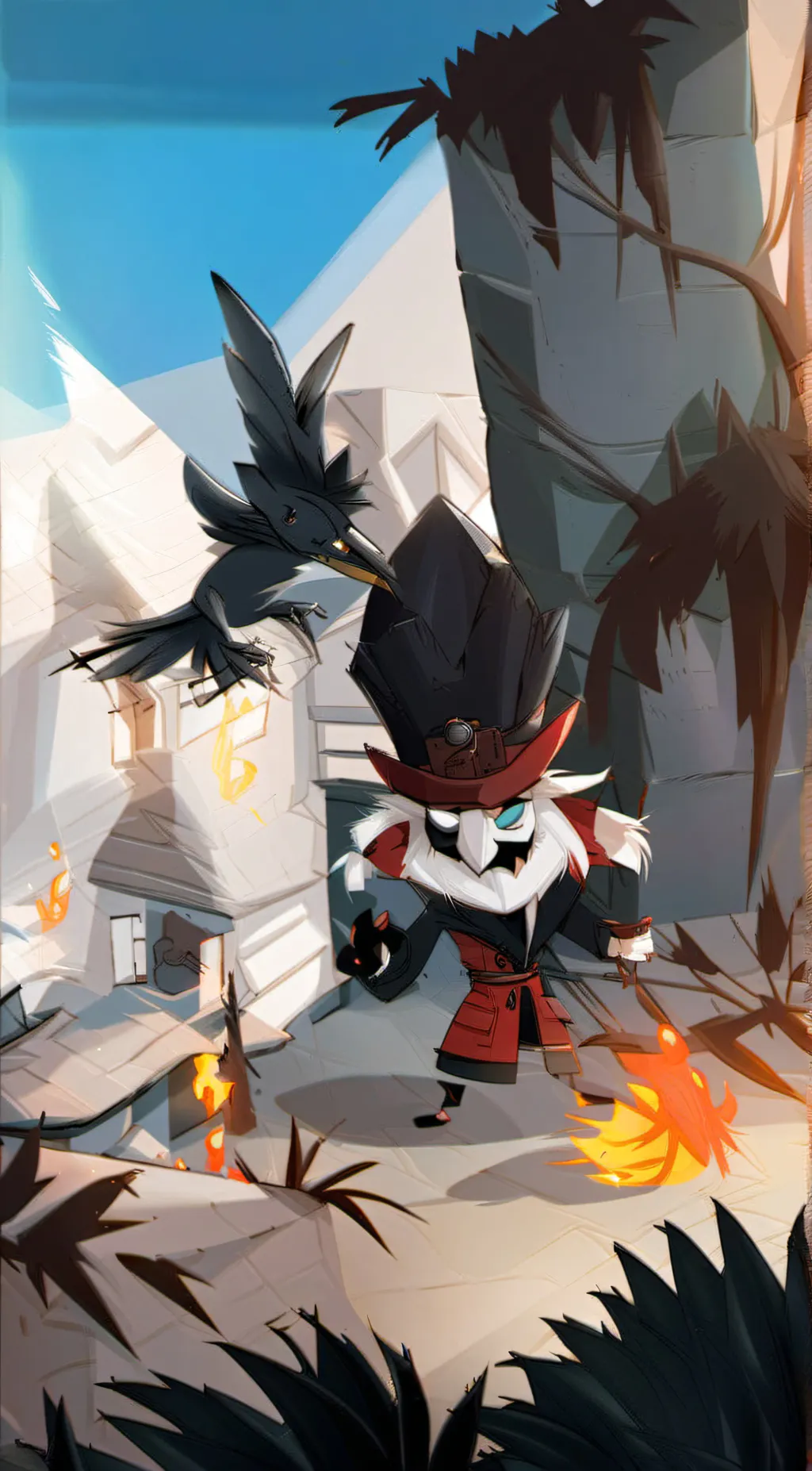 ai character: Velvette background