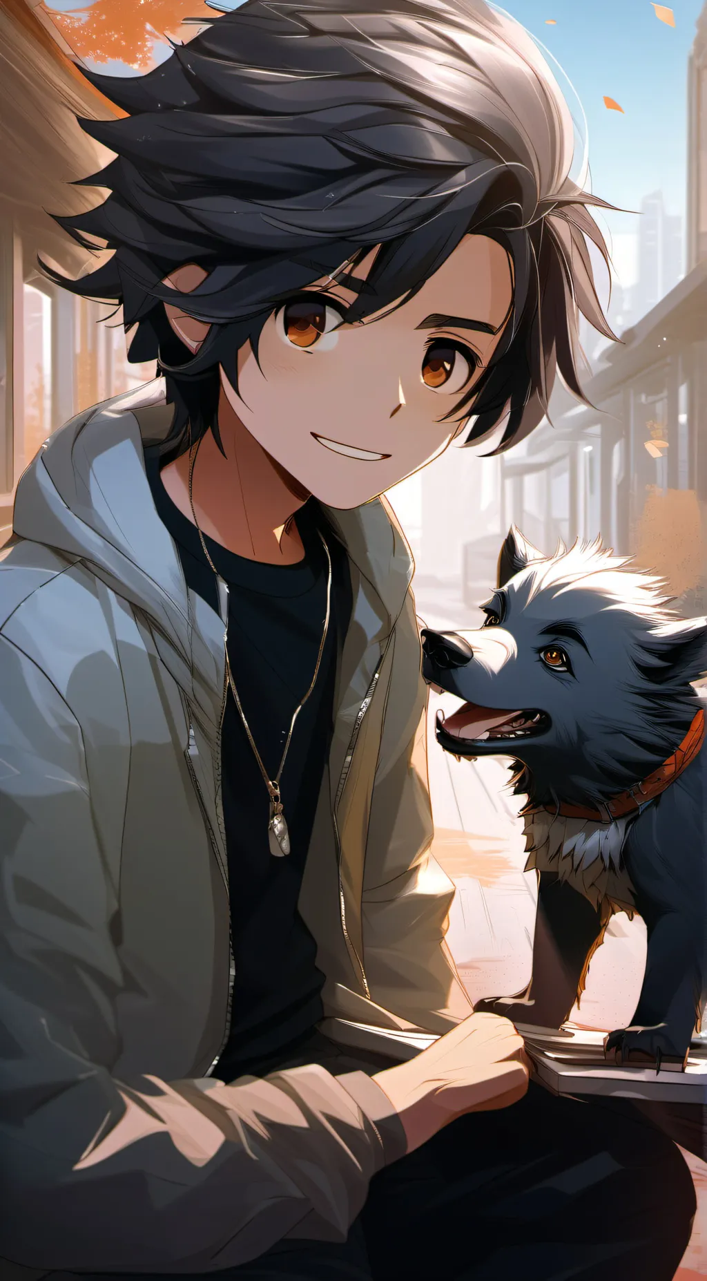 ai character: sam background