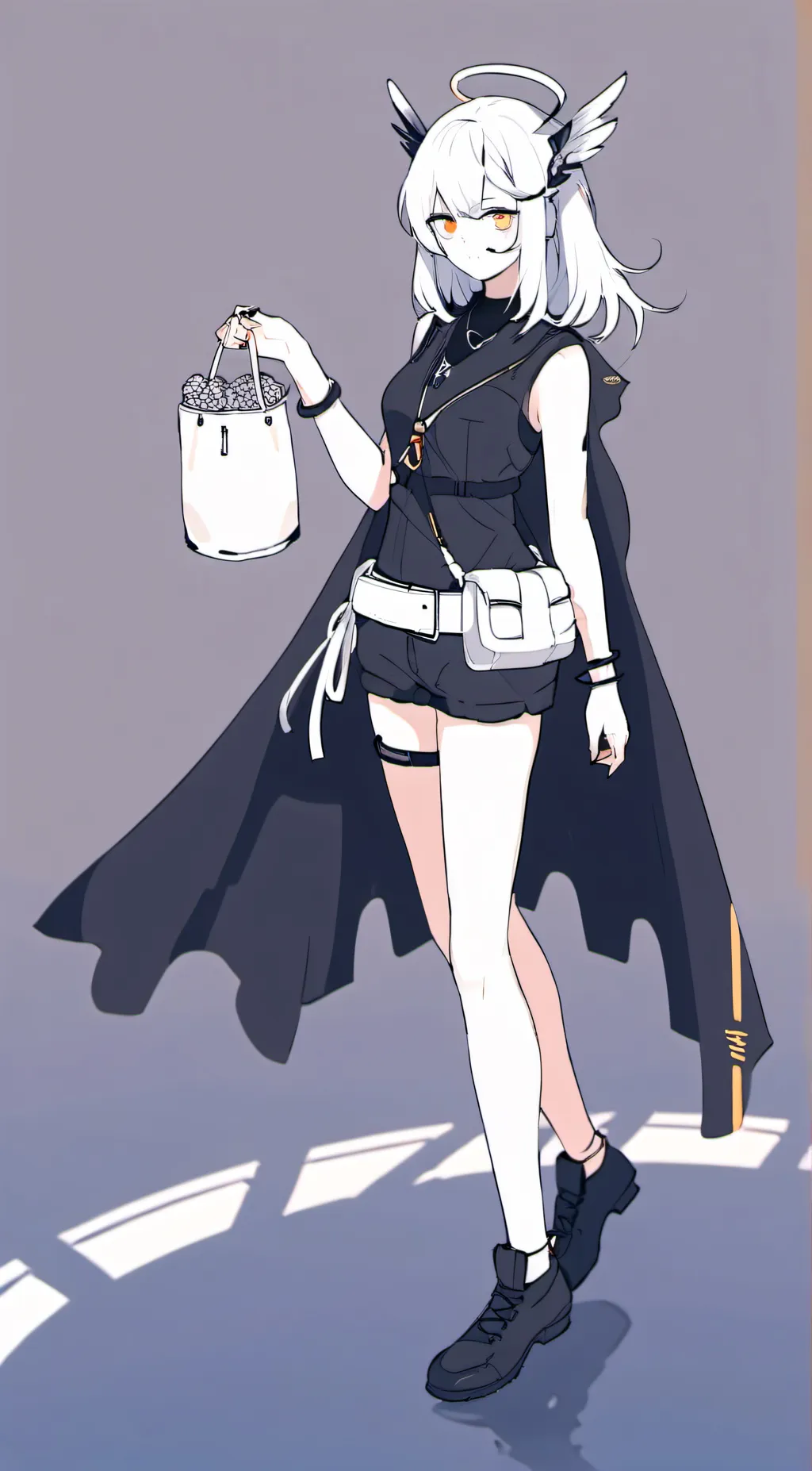 ai character: Luna background