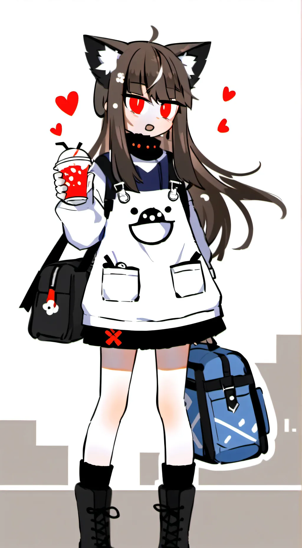 ai character: Ella the sincetist background