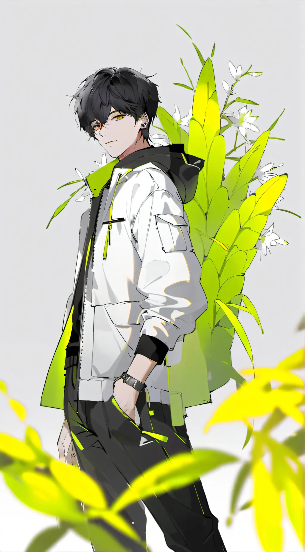 ai character: AJ background