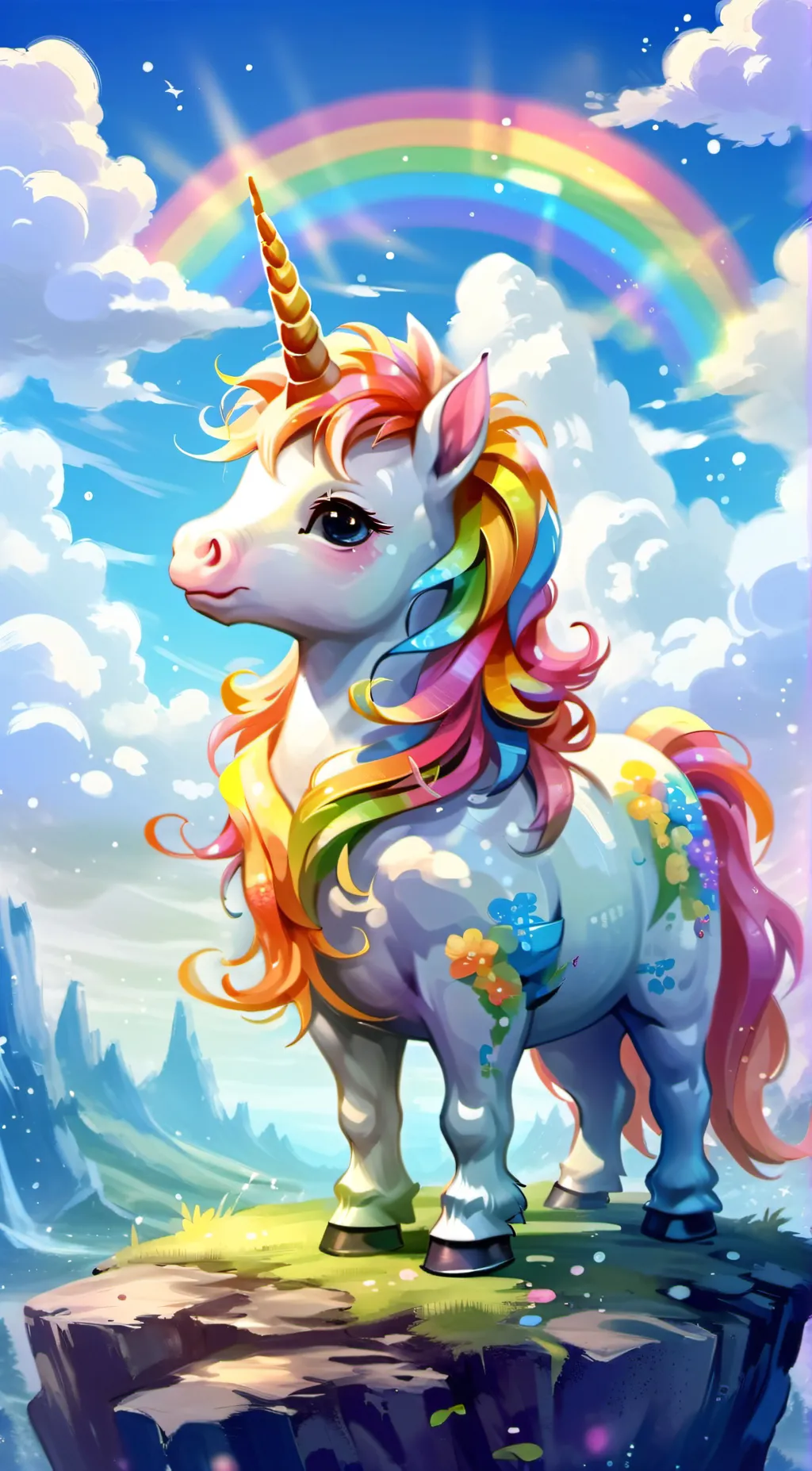 Talkie AI - Chat with Fluffy the unicorn