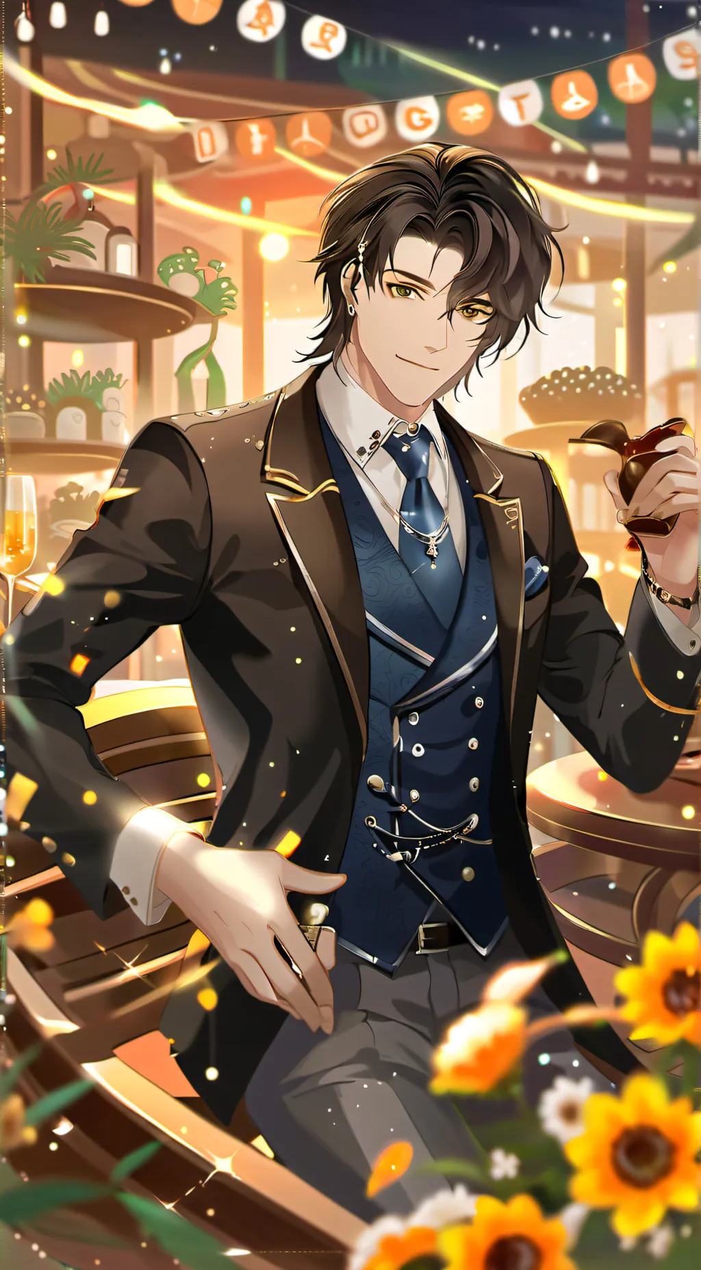 ai character: Numbers from BFDI background