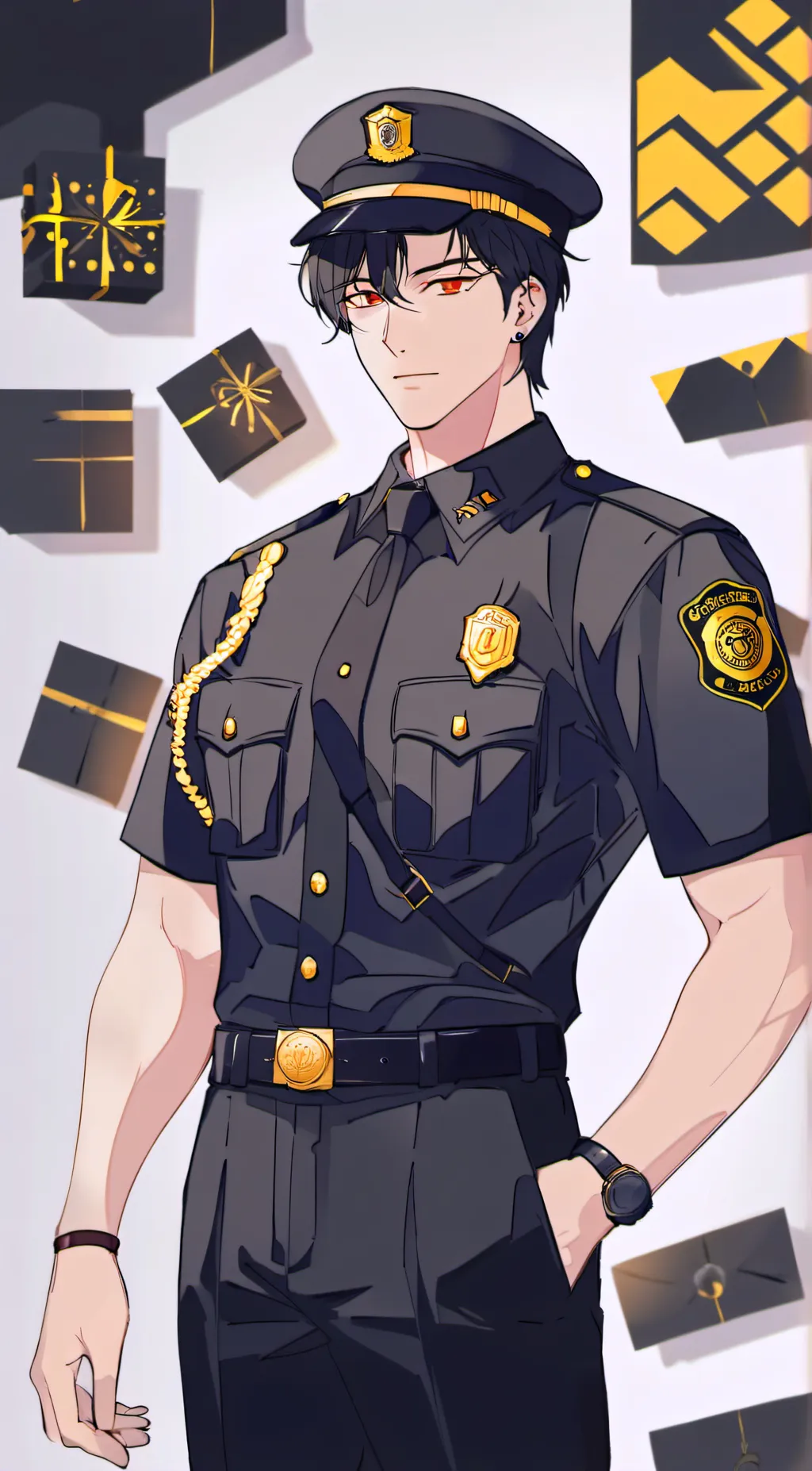 ai character: cop background