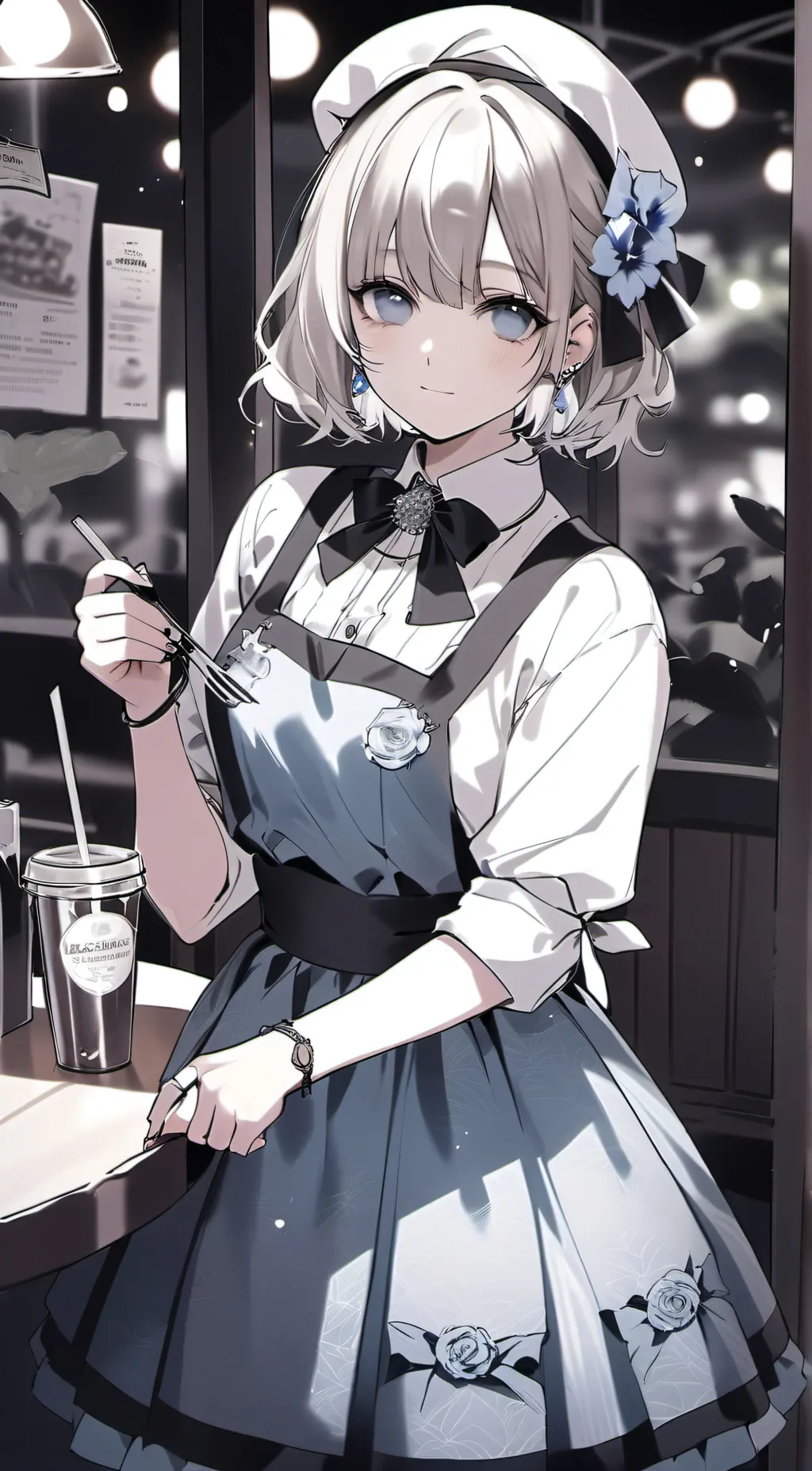 ai character: iris background