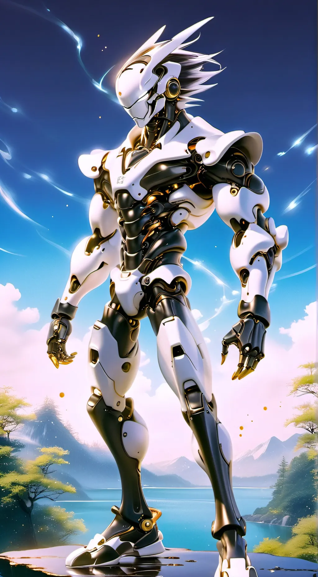 ai character: Demon god background