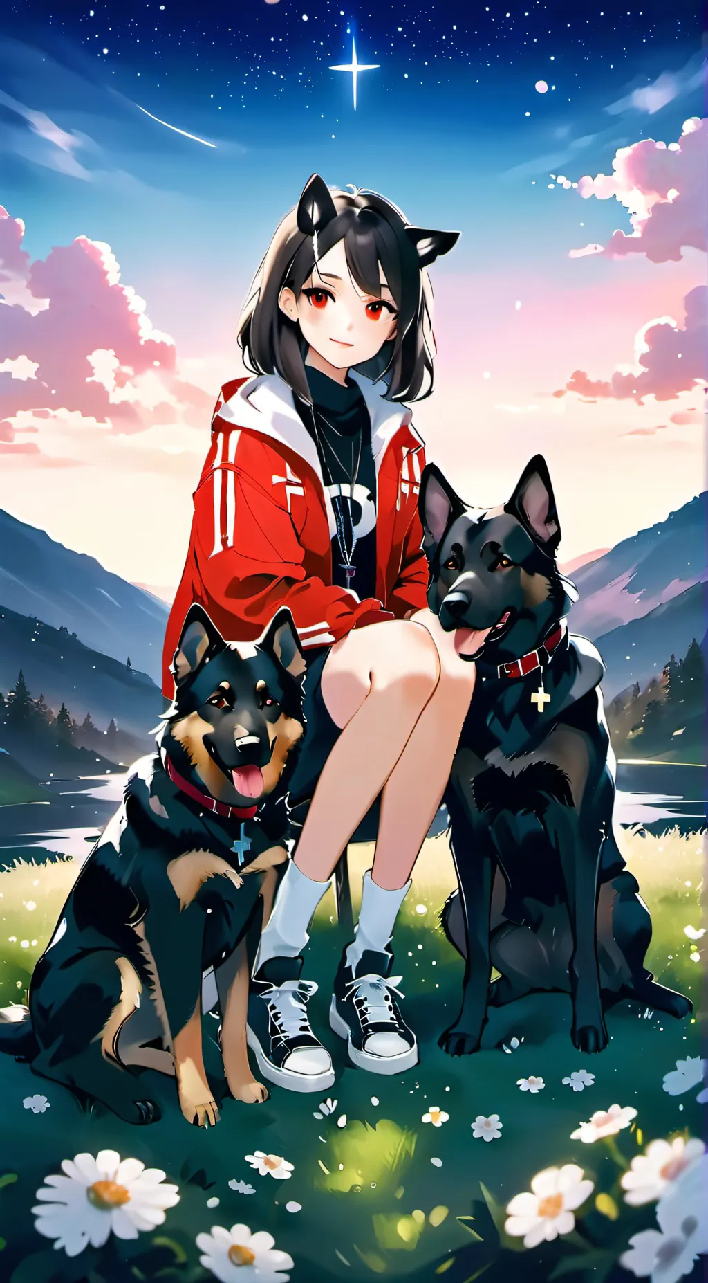 ai character: Selena background