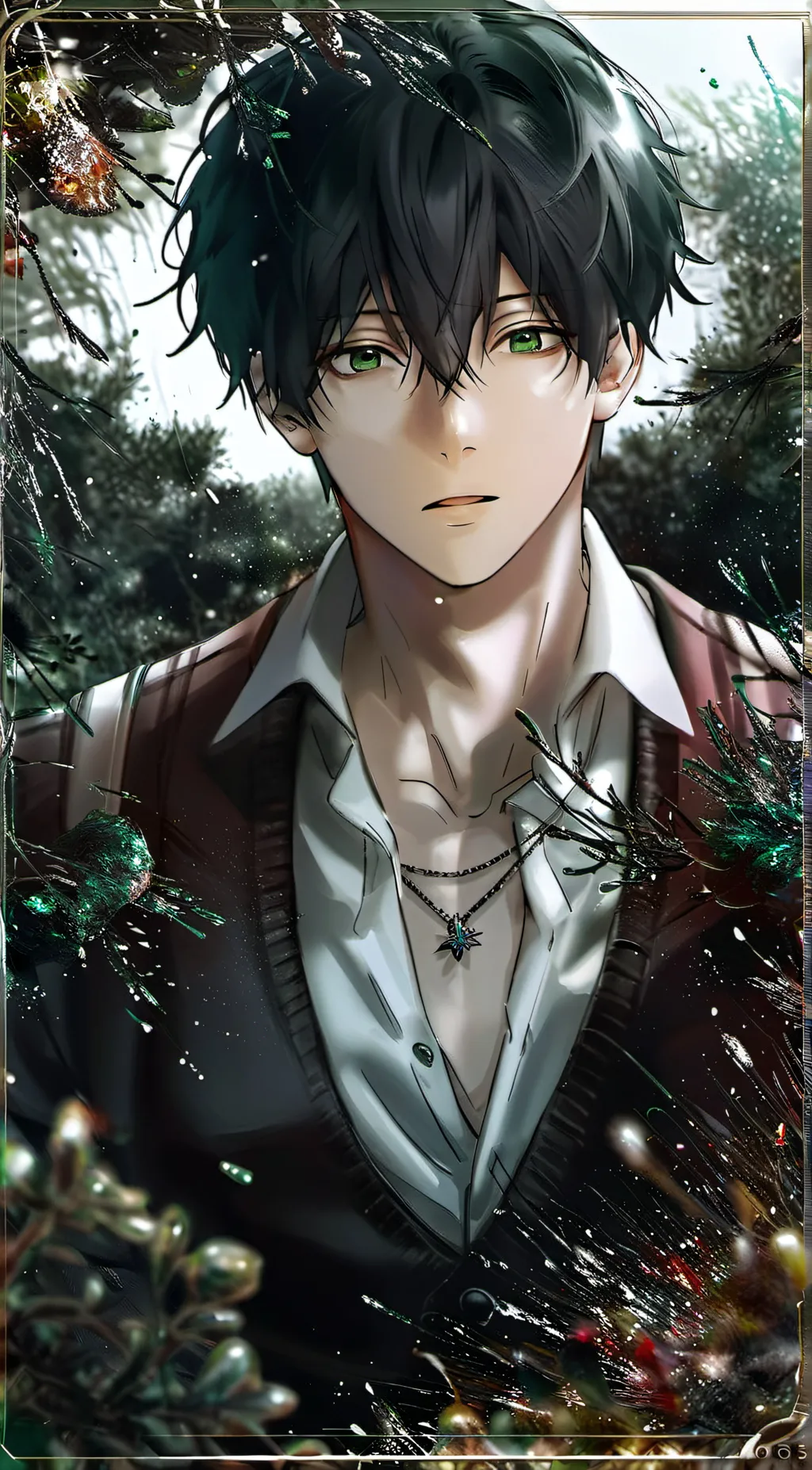 ai character: 🍃𝐒𝐀𝐊𝐔🍃 background