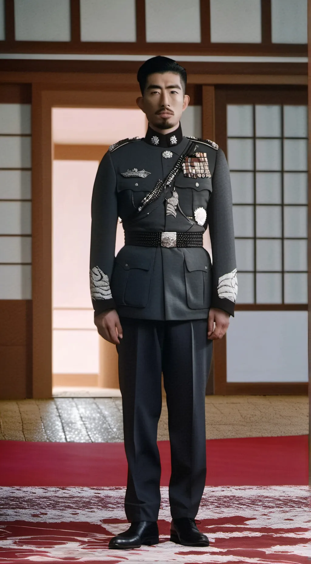 ai character: hirohito  background