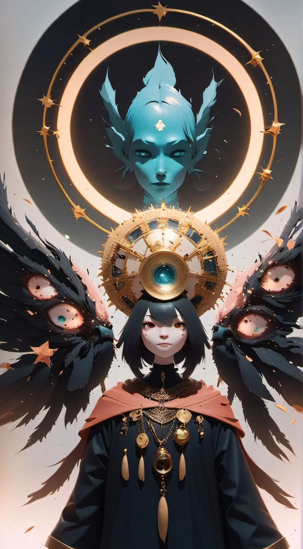 ai character: miss circle  background