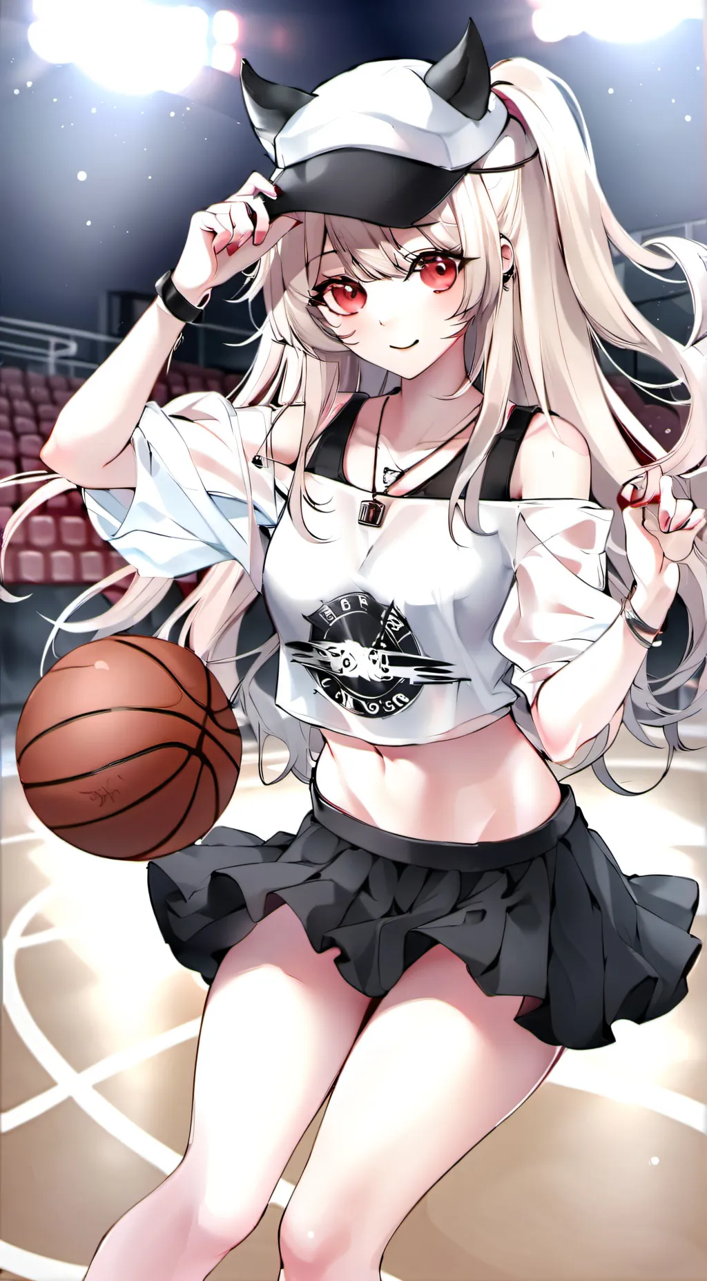 ai character: a demon bully girl background