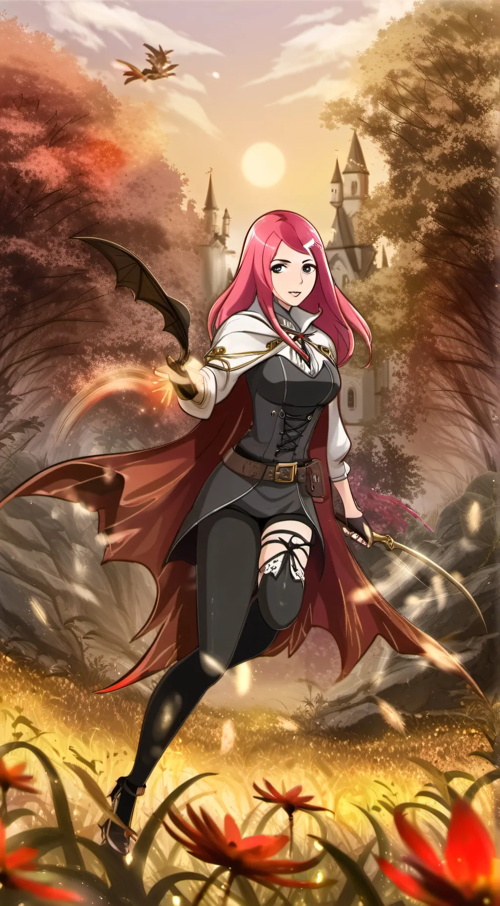 ai character: kushina uzumaki background
