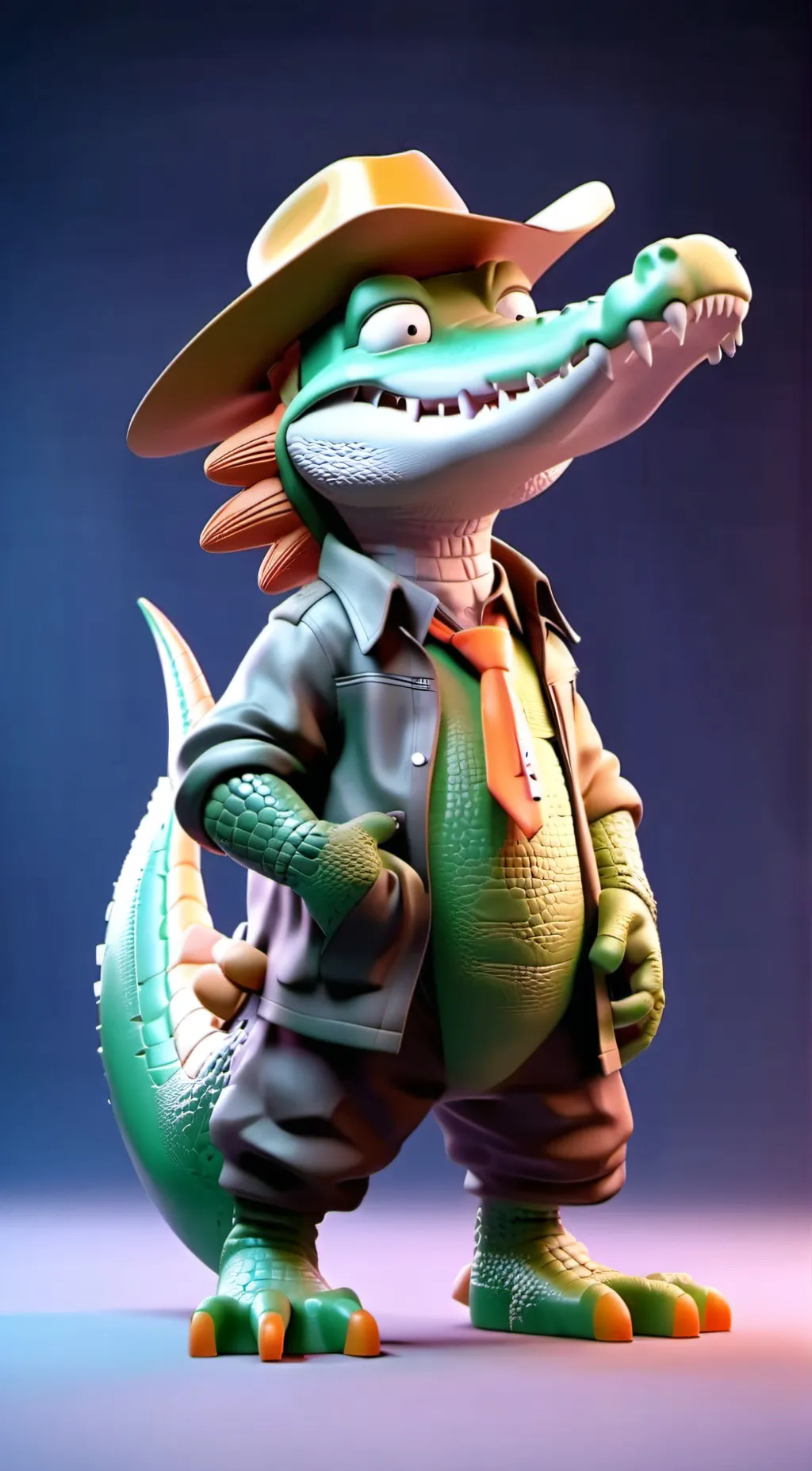 ai character: Gummi goo background