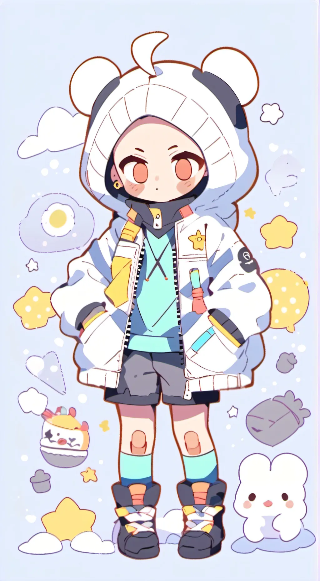 ai character: zoey background