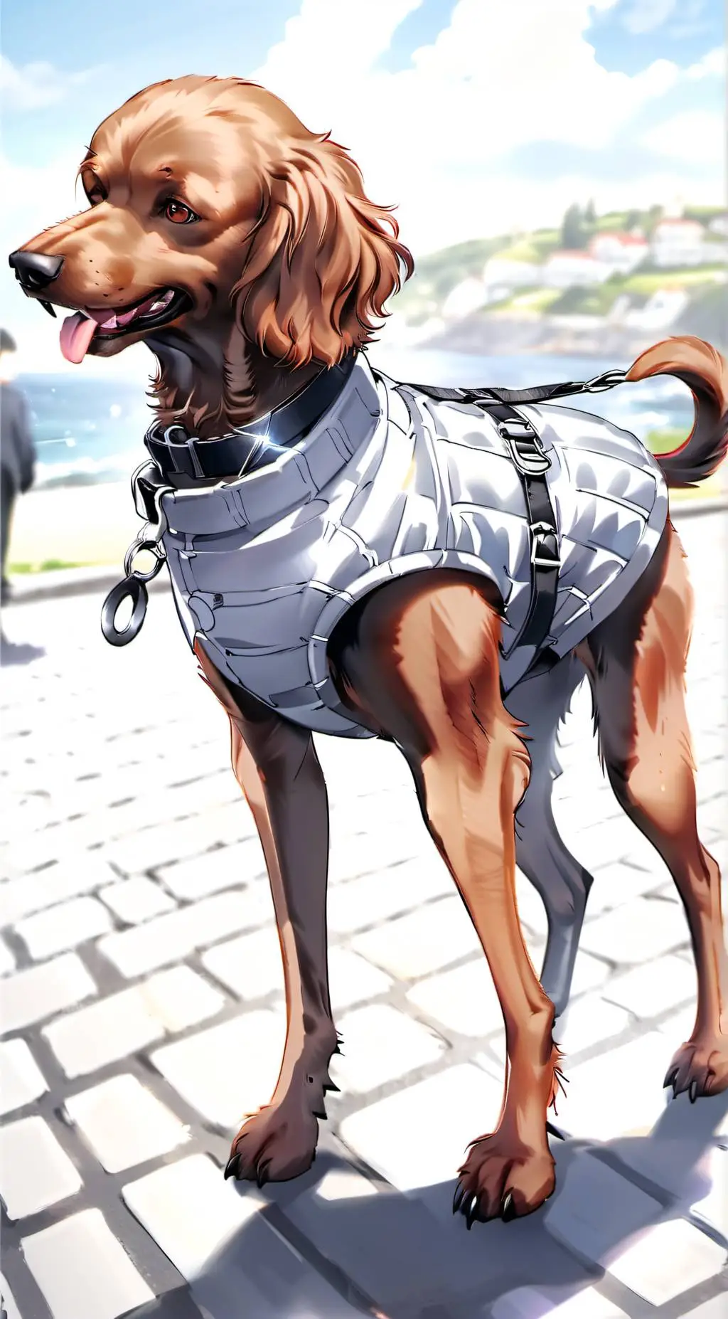 ai character: Hawks’ dog background
