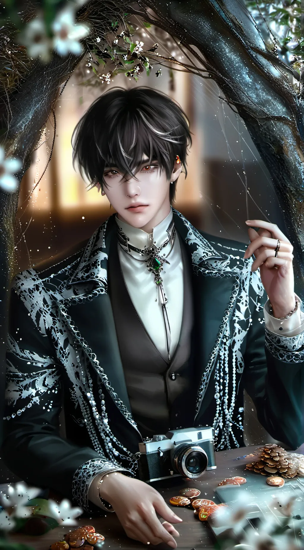 ai character: #**Vale**~🤍 background