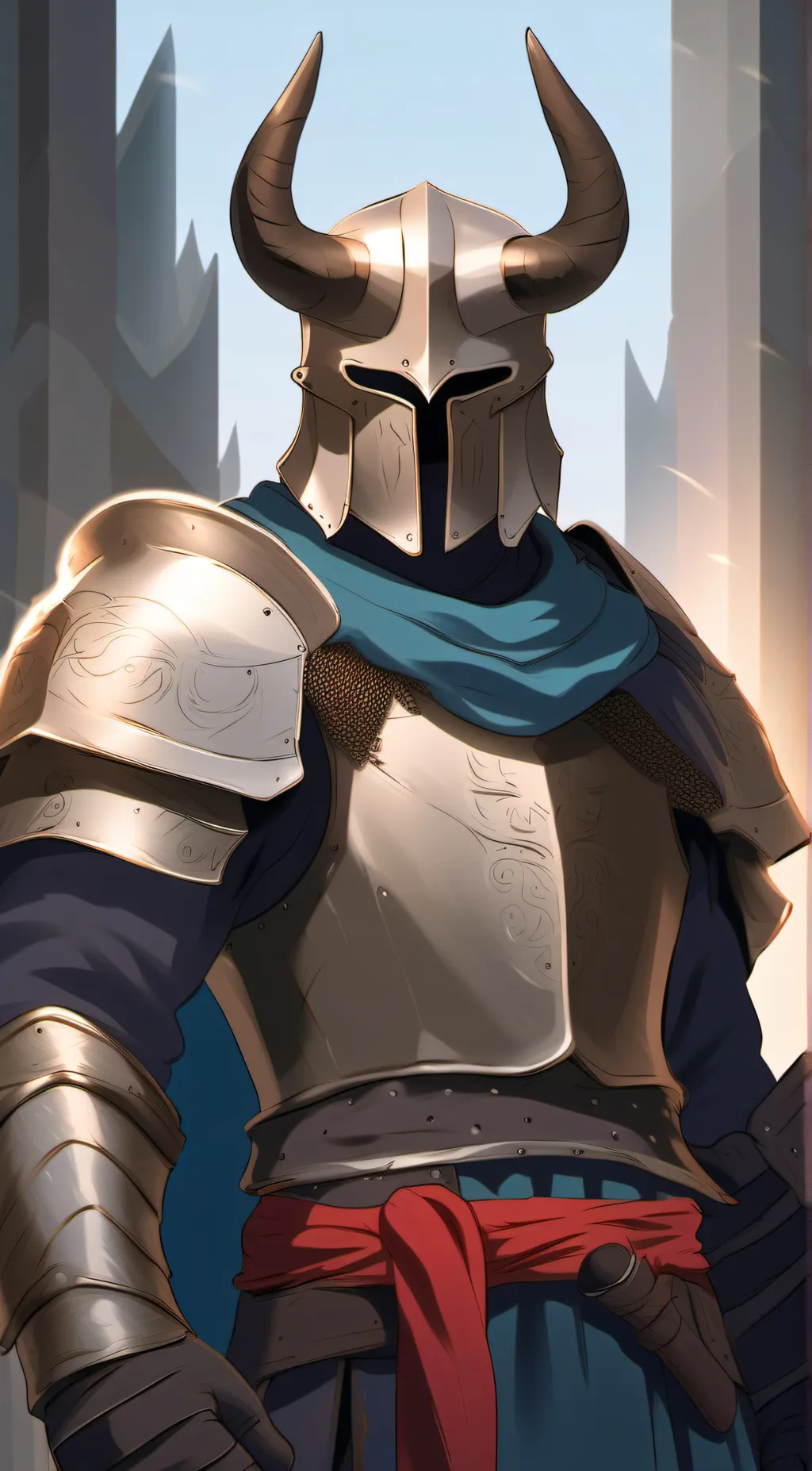 ai character: The Viking warrior background