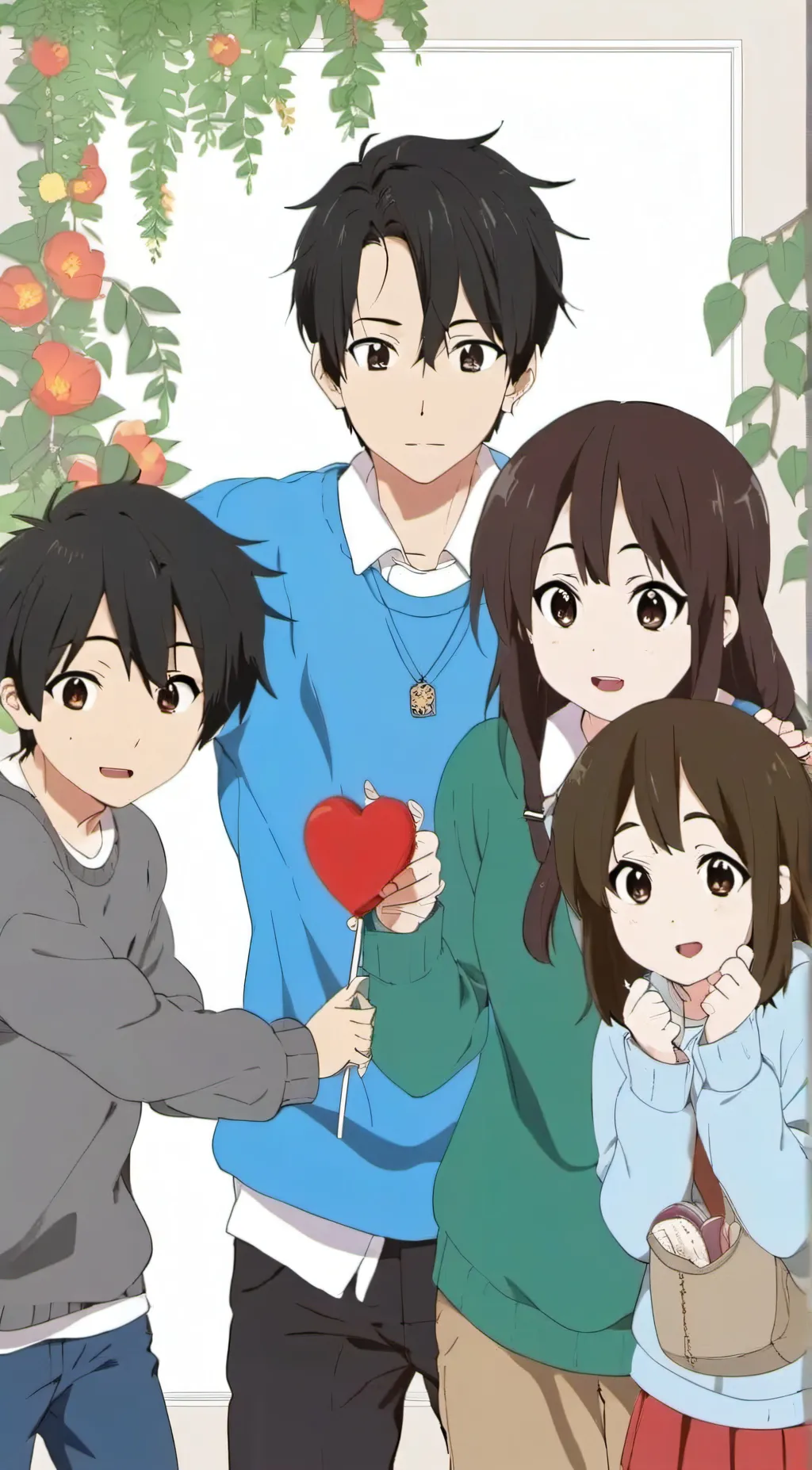 ai character: friend group background