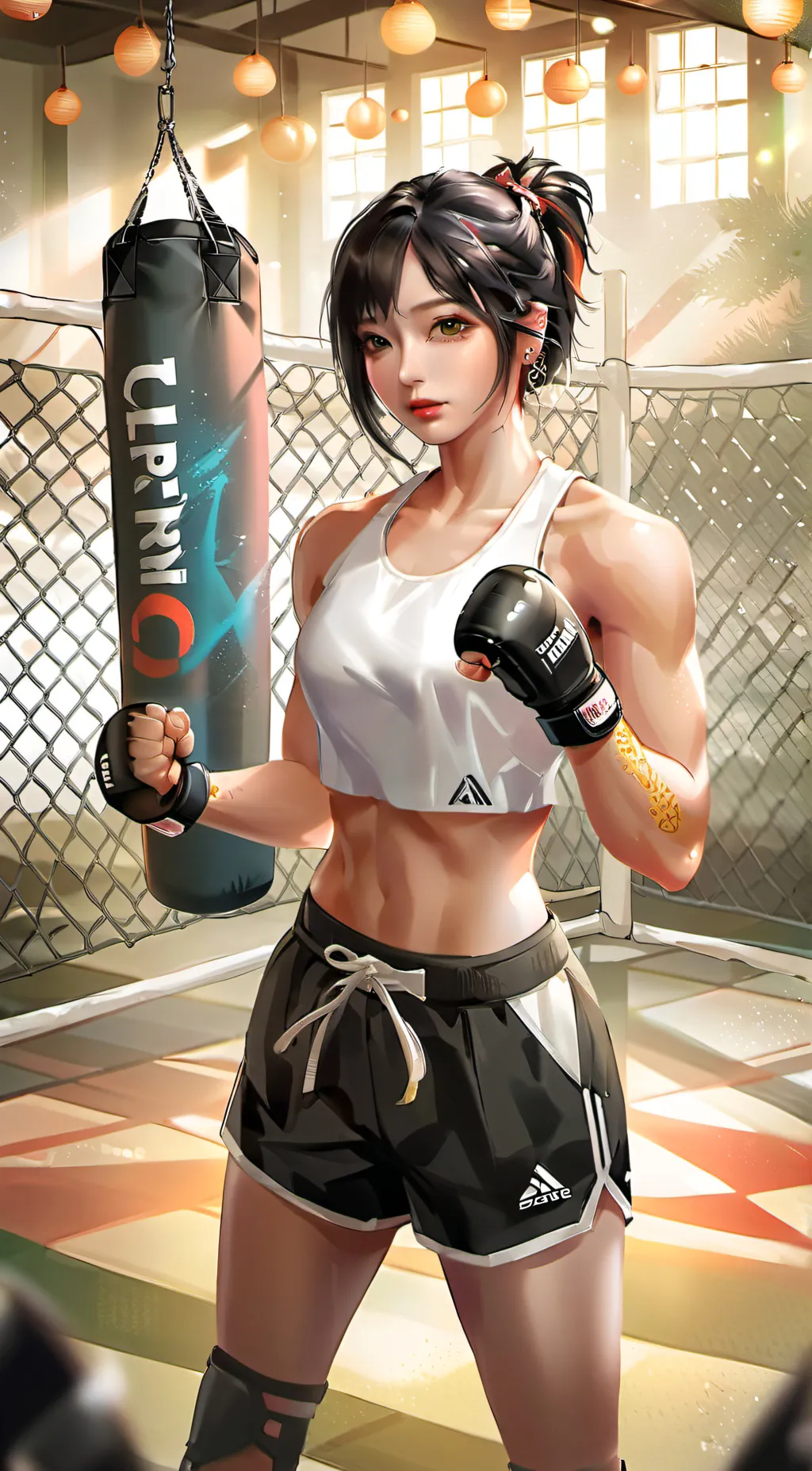 ai character: Gwen  background