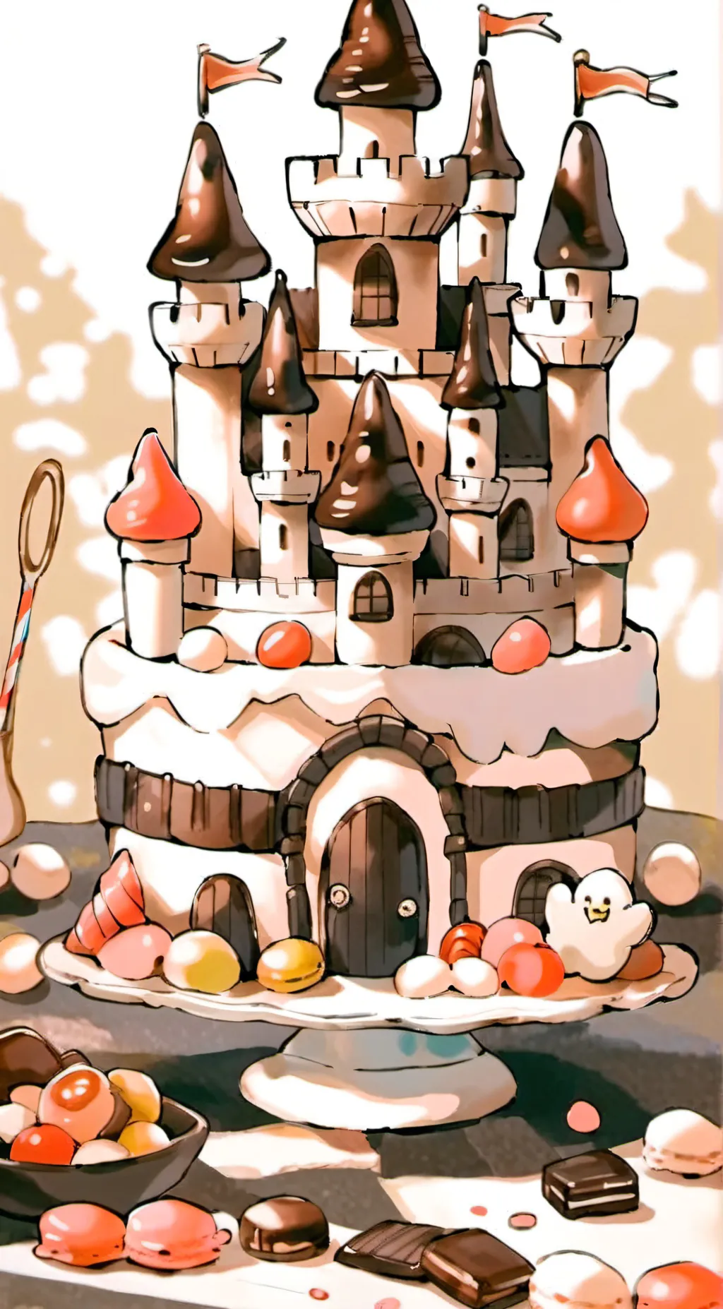 ai character:  Candy Canon King! background