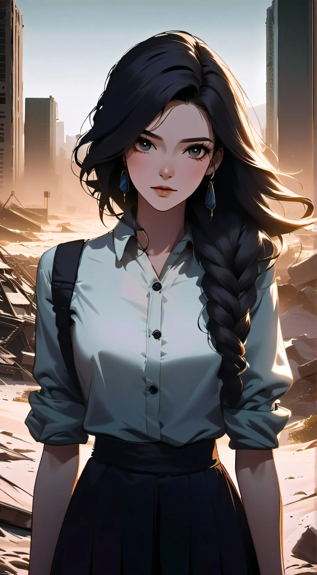 ai character: Nora࿐❀ background