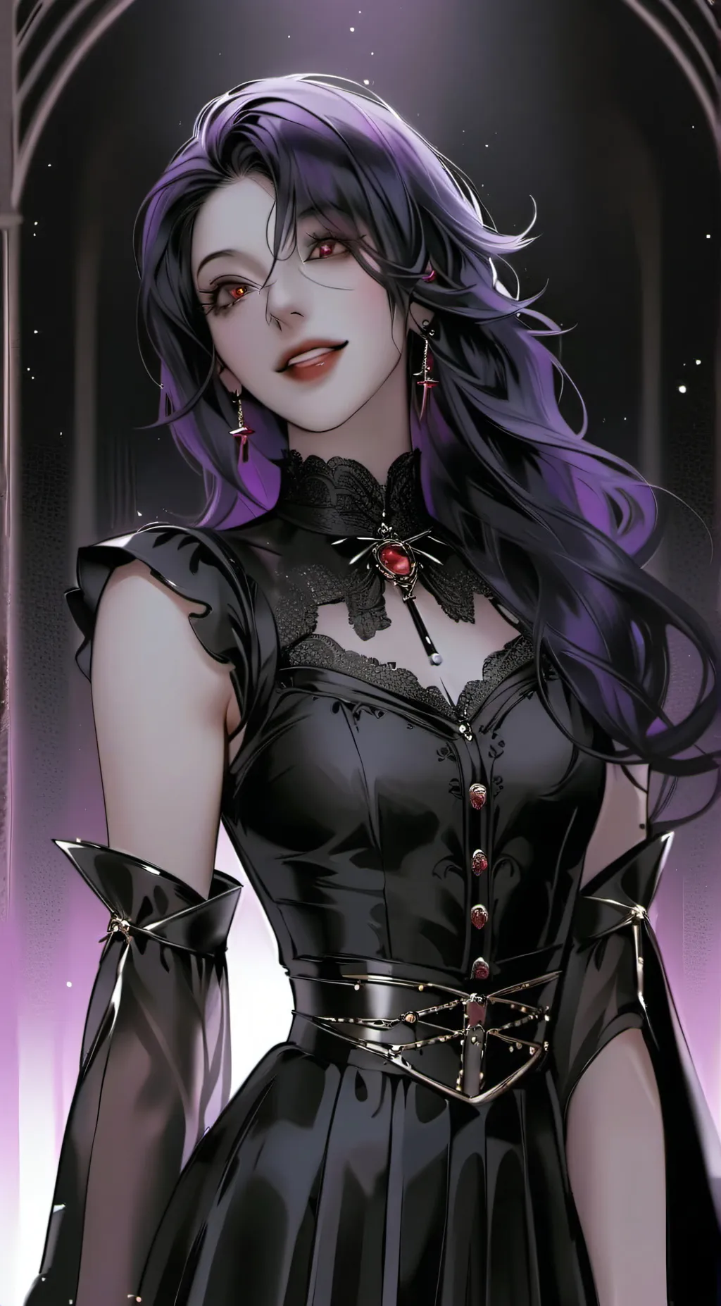 ai character: Mha Vampire AU background