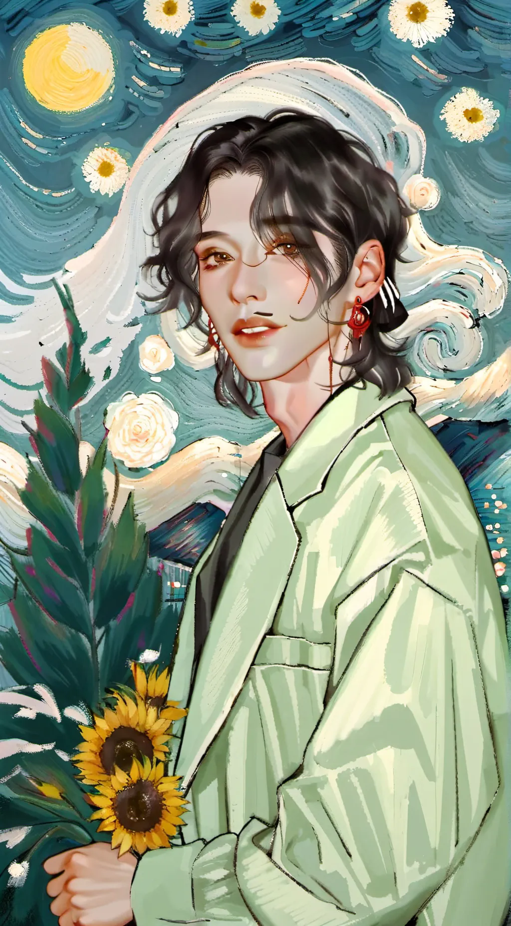 ai character: David background