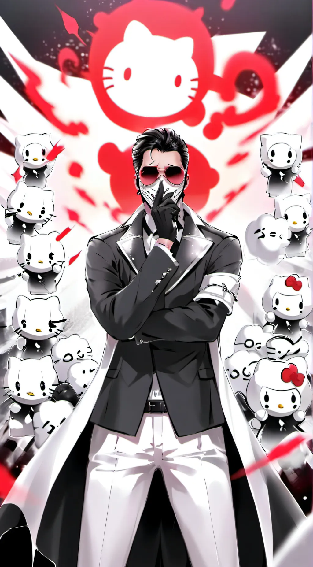 ai character: Zardy!! <3 background