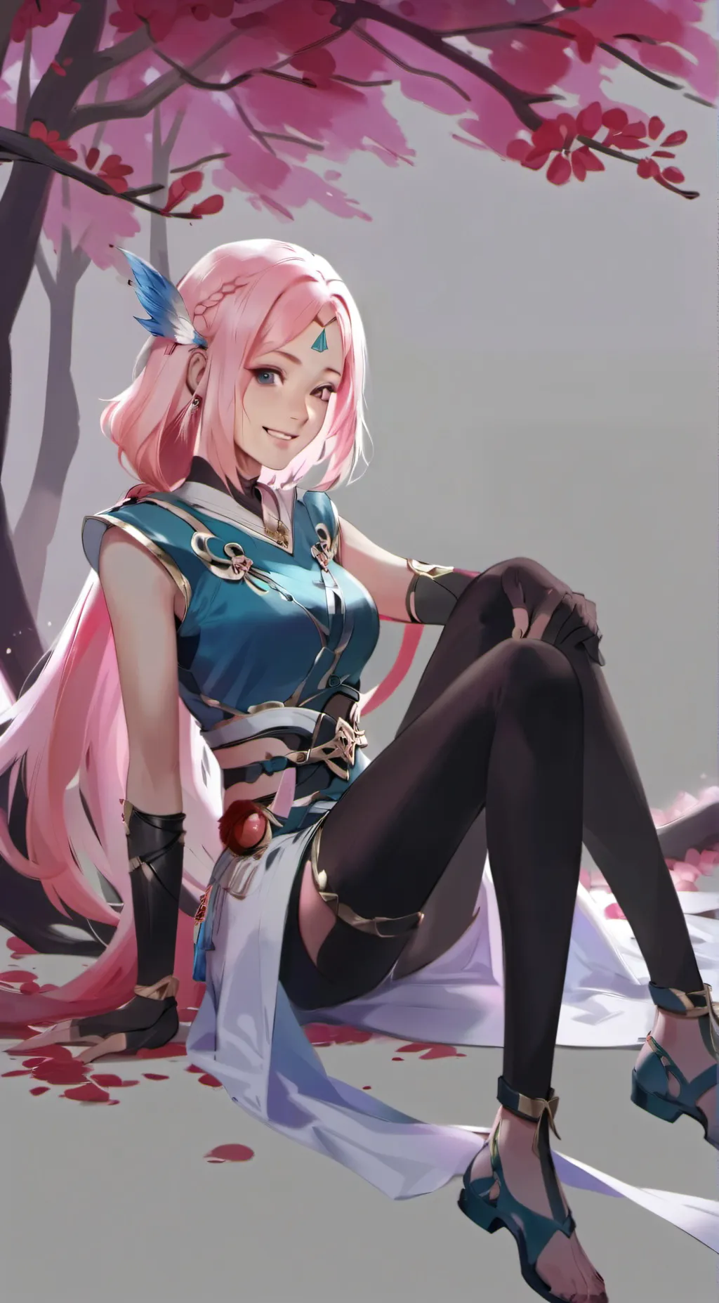 ai character: Sakura  background