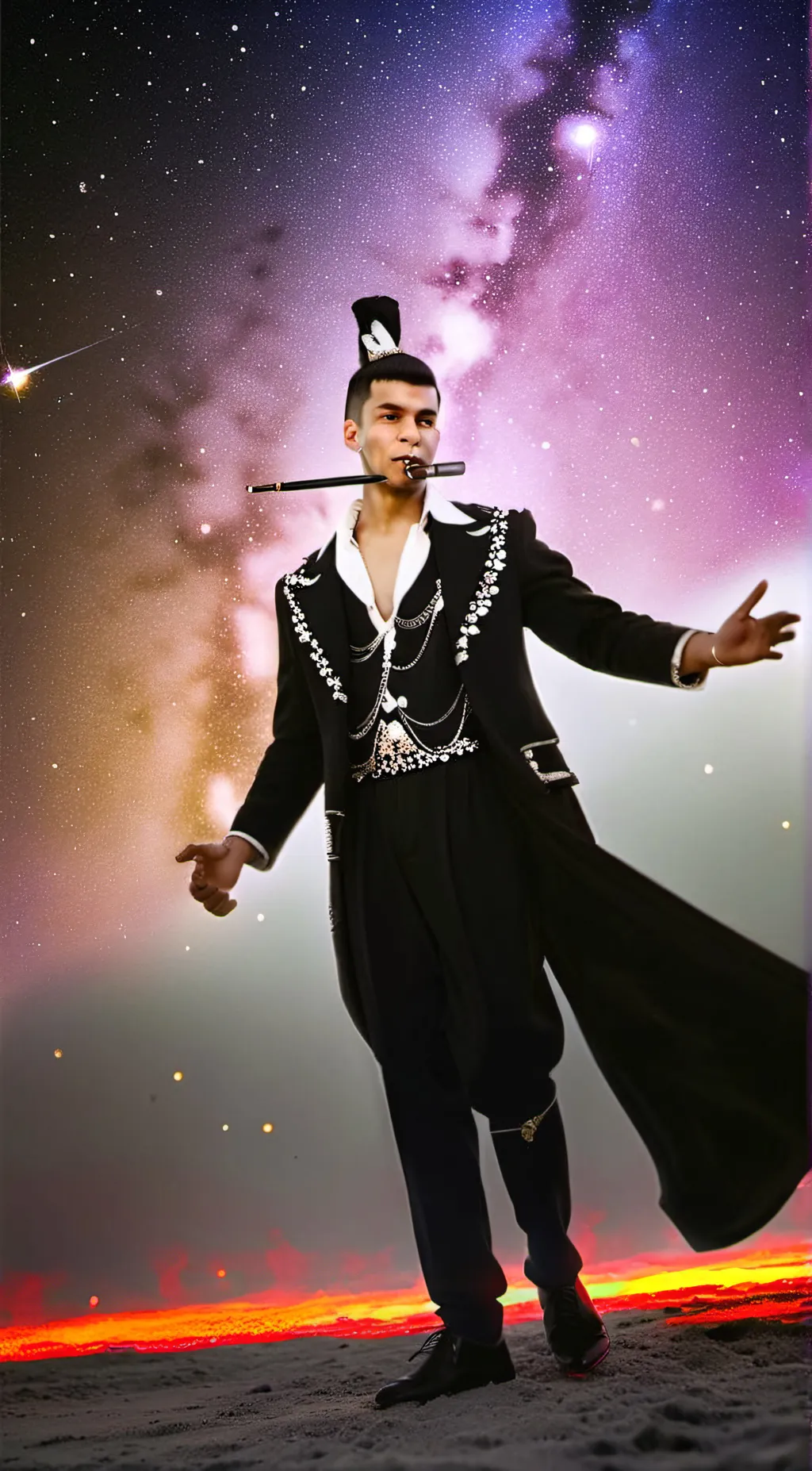 ai character: Nauan  background