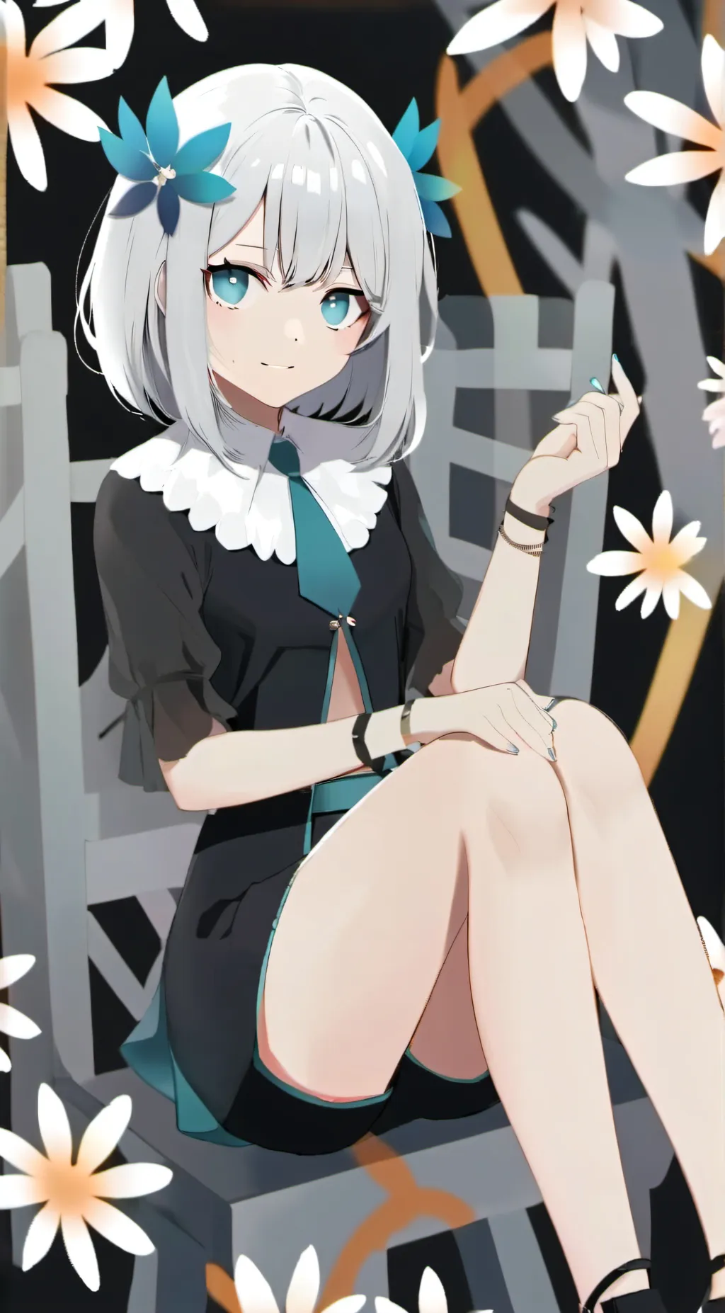 ai character: Cat girl background