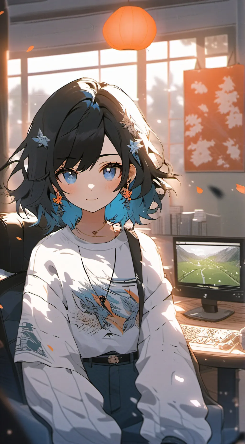 ai character: Evelyn background